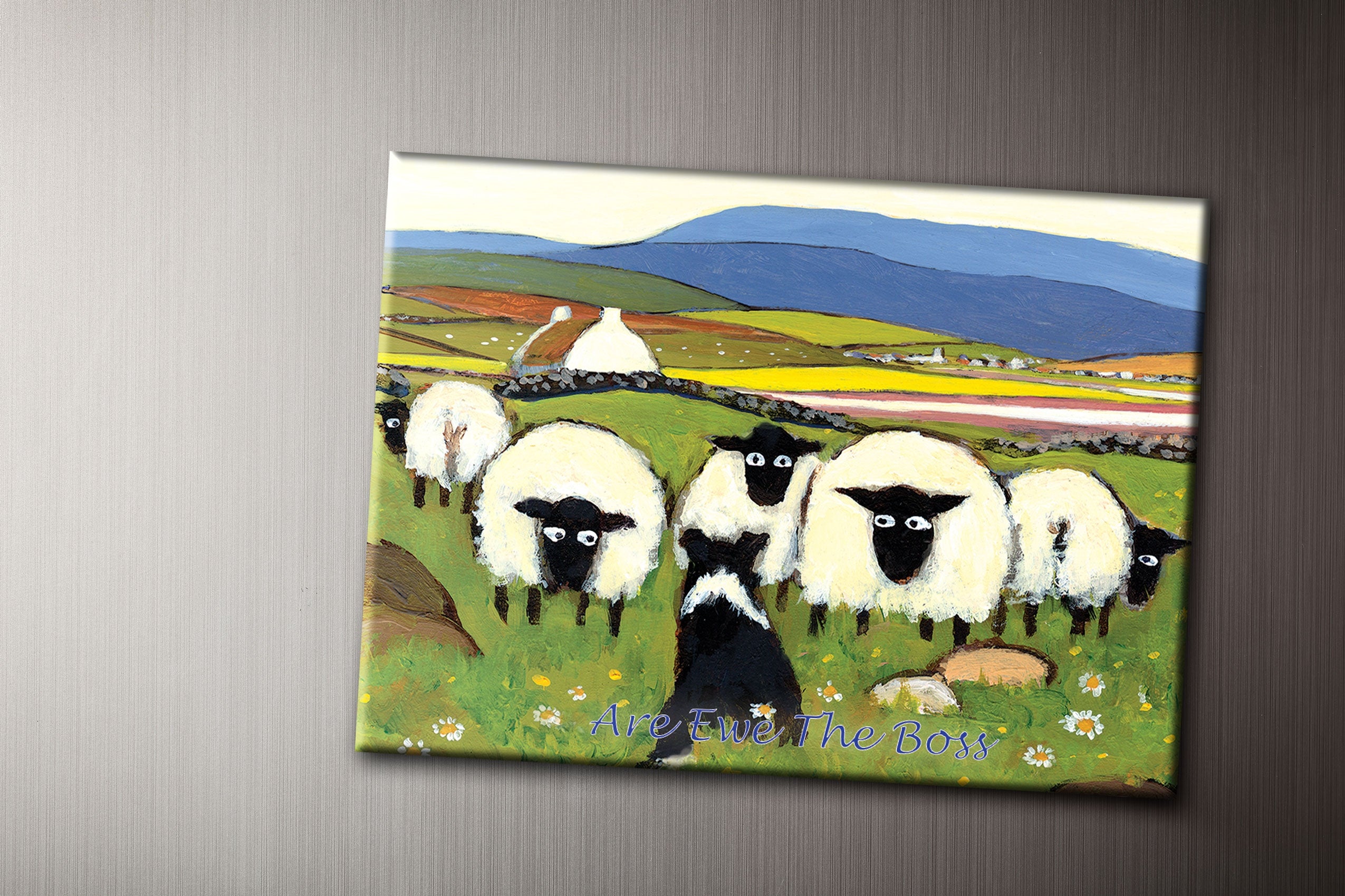 Are Ewe The Boss Fridge Magnet