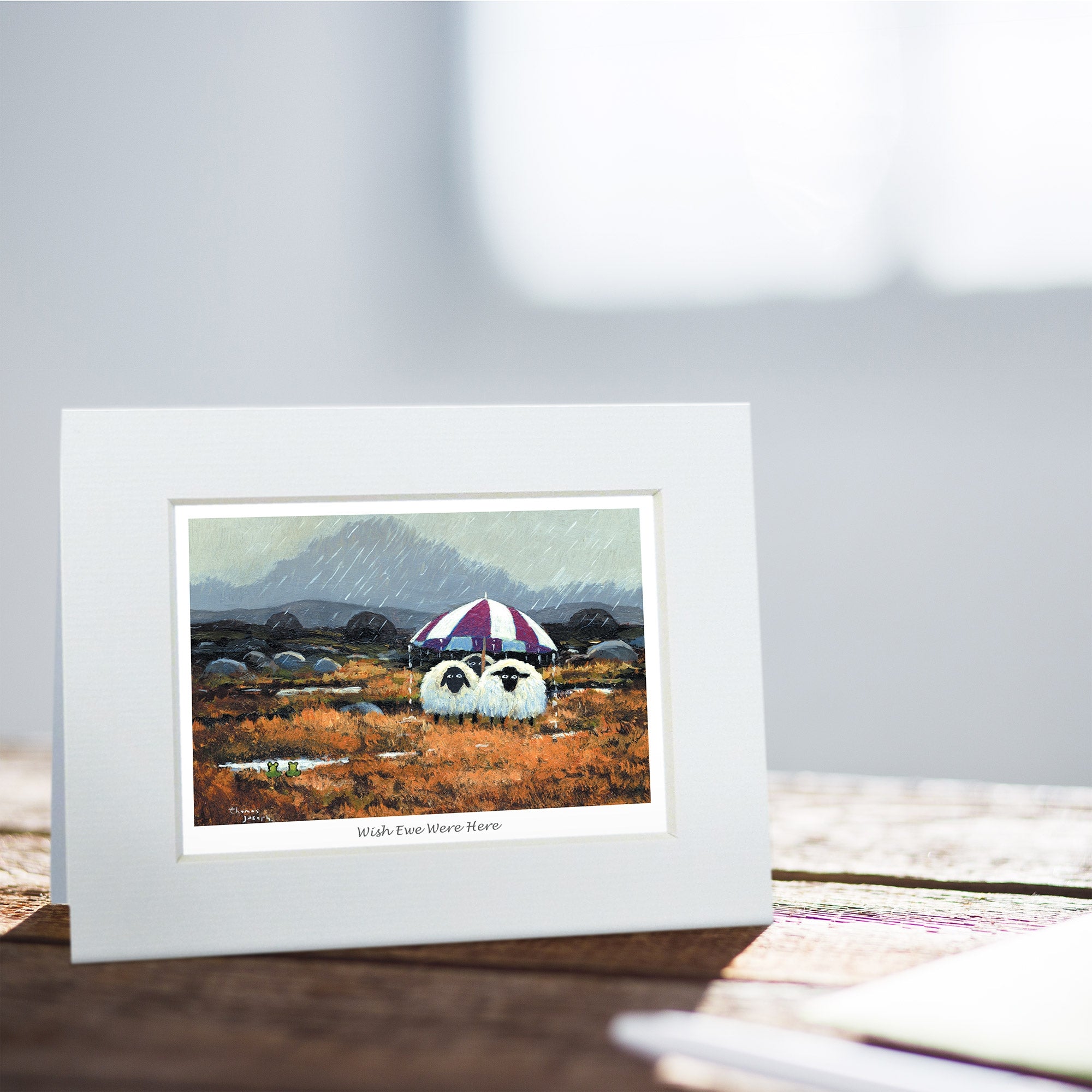 Wish Ewe Were Here Greeting Card
