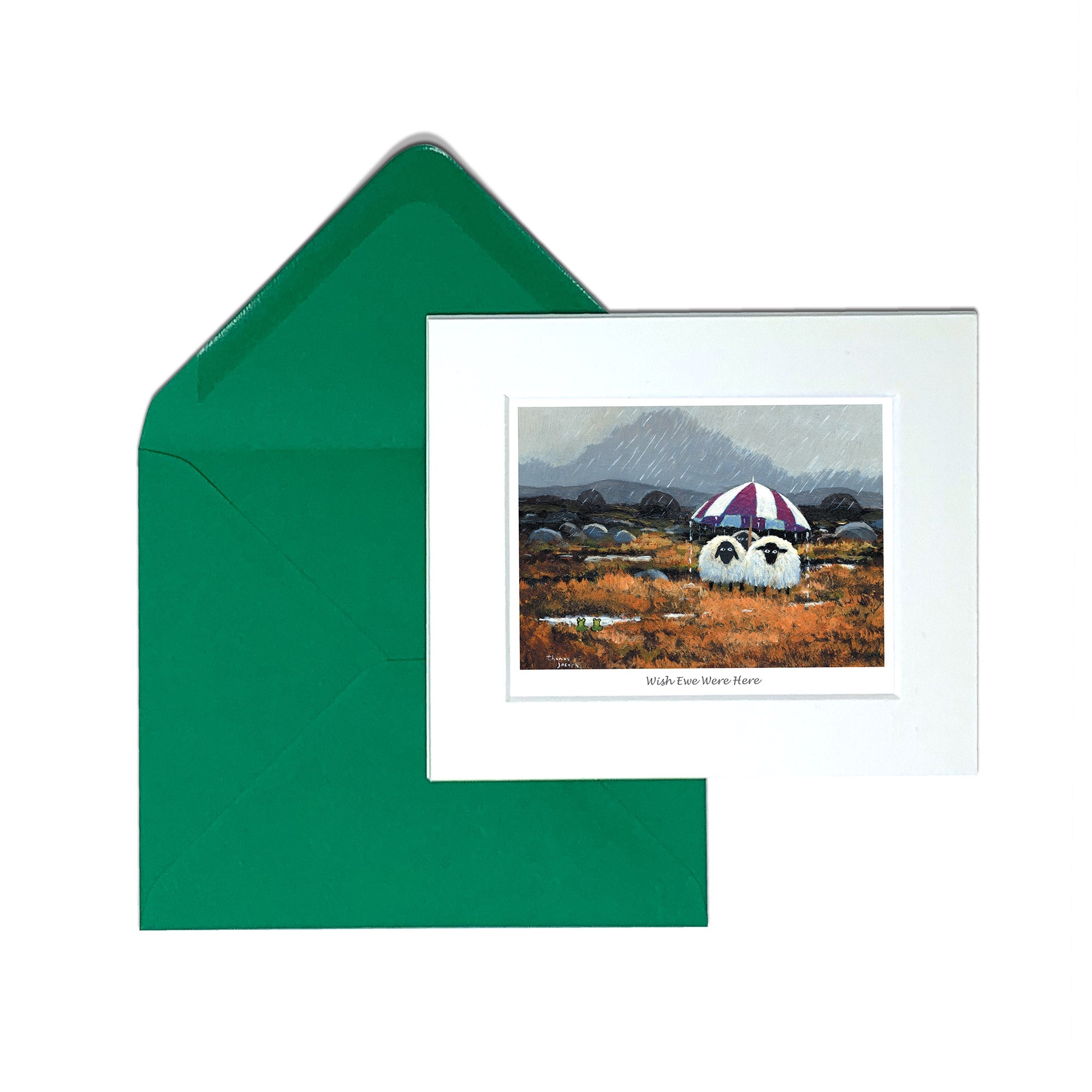 Wish Ewe Were Here Greeting Card