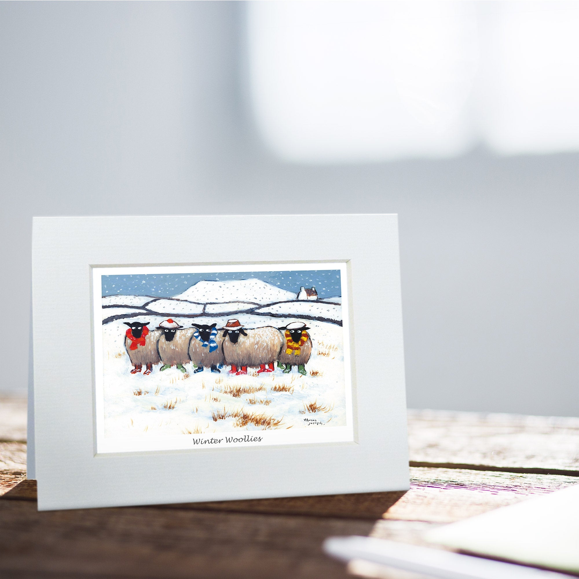 Winter Woollies Greeting Card
