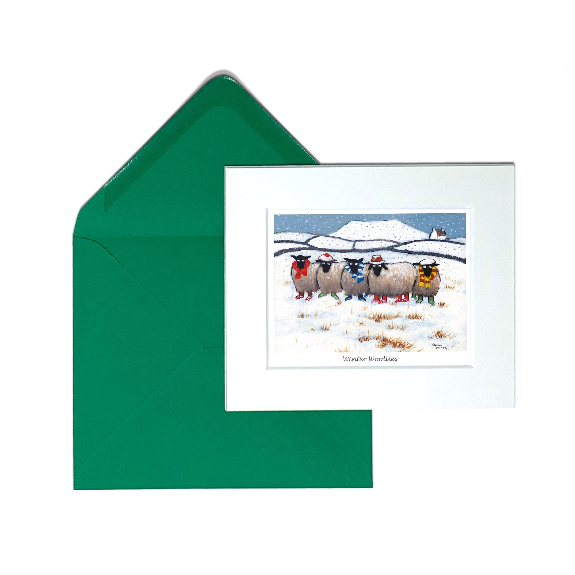 Winter Woollies Greeting Card