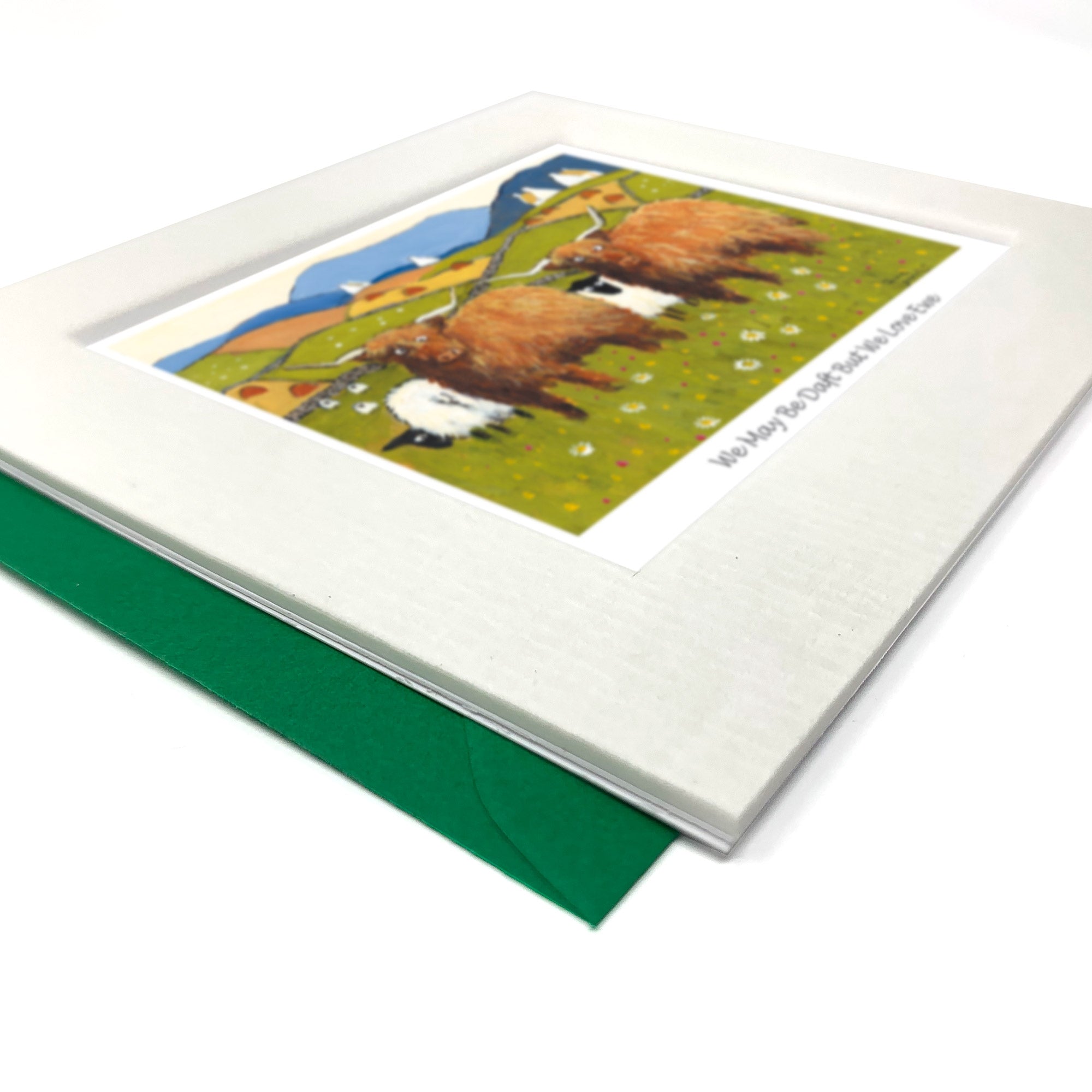 We May Be Daft But We Love Ewe Greeting Card
