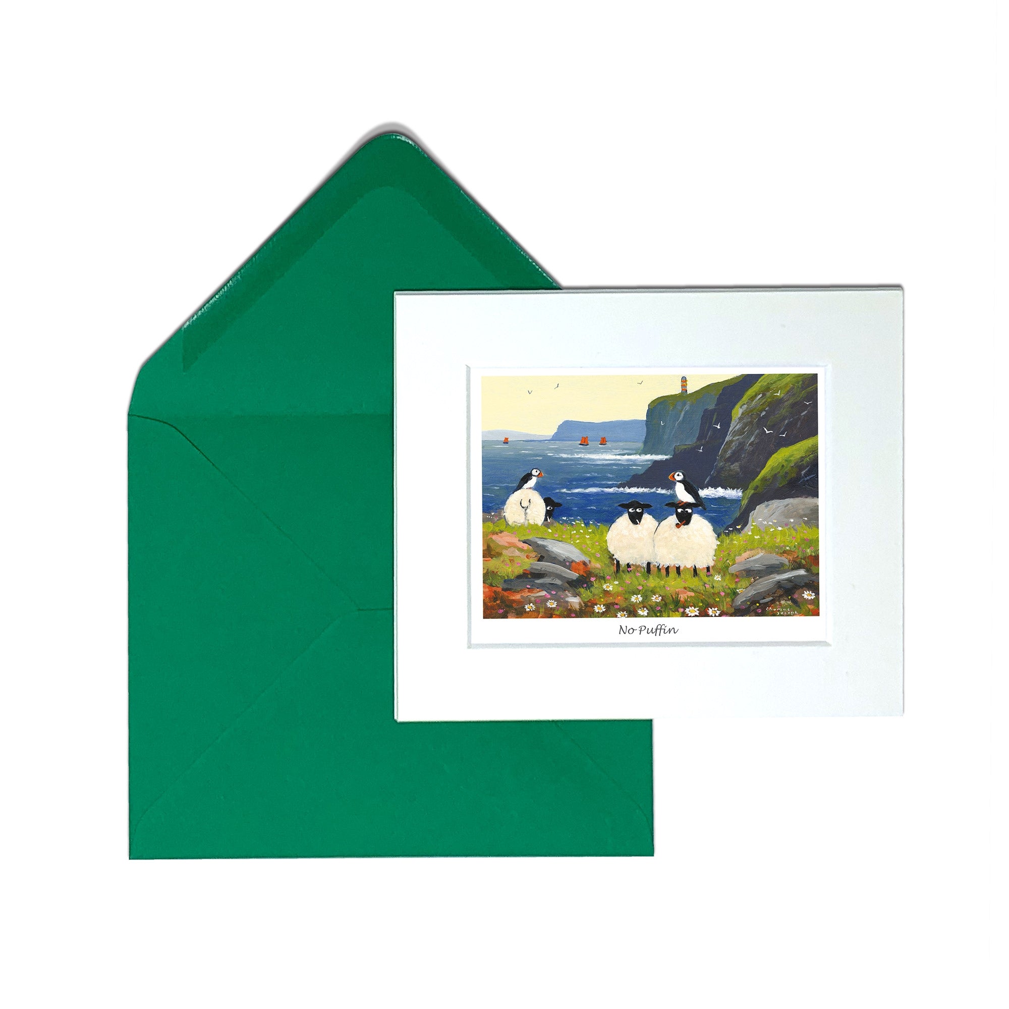 No Puffin Greeting Card