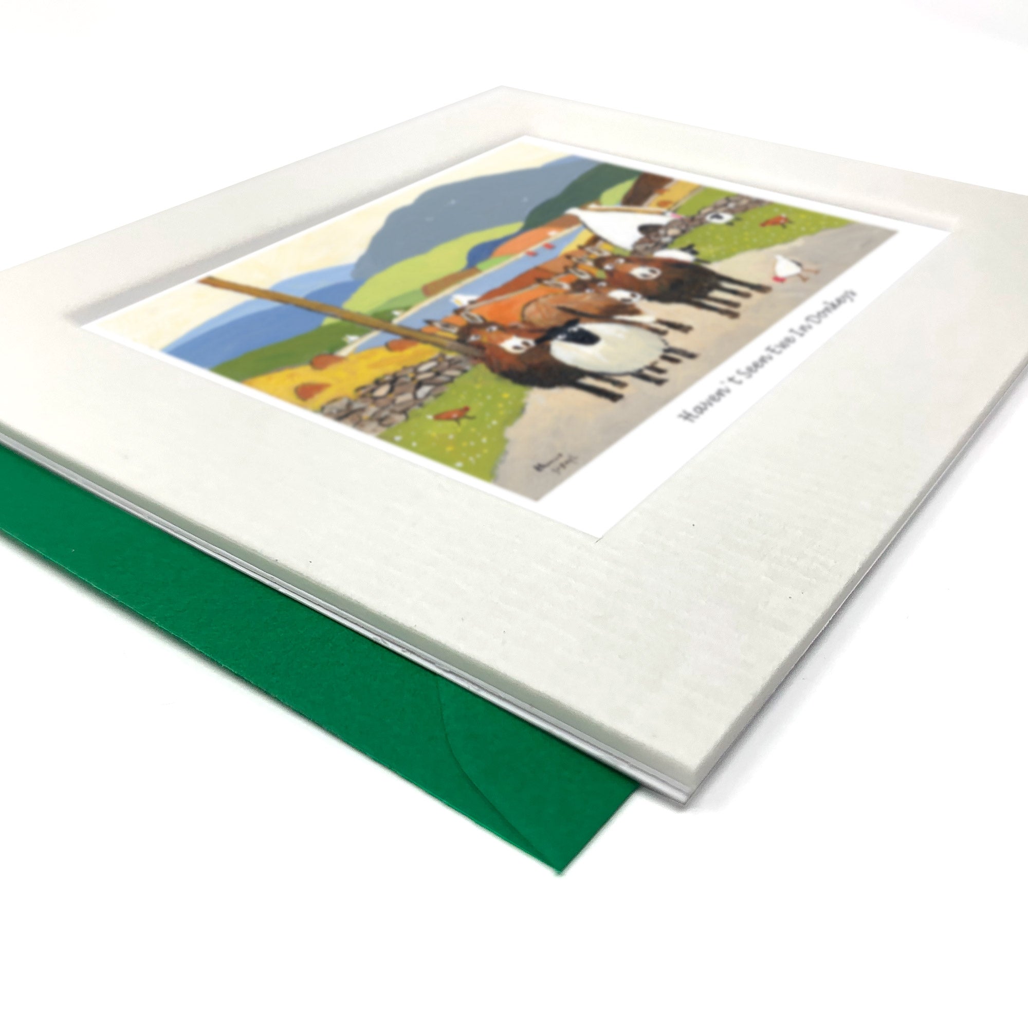 Haven't Seen Ewe In Donkeys Greeting Card