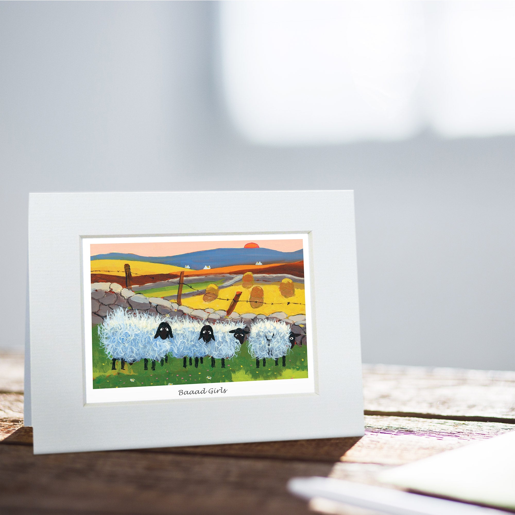 Baaad Girls Greeting Card