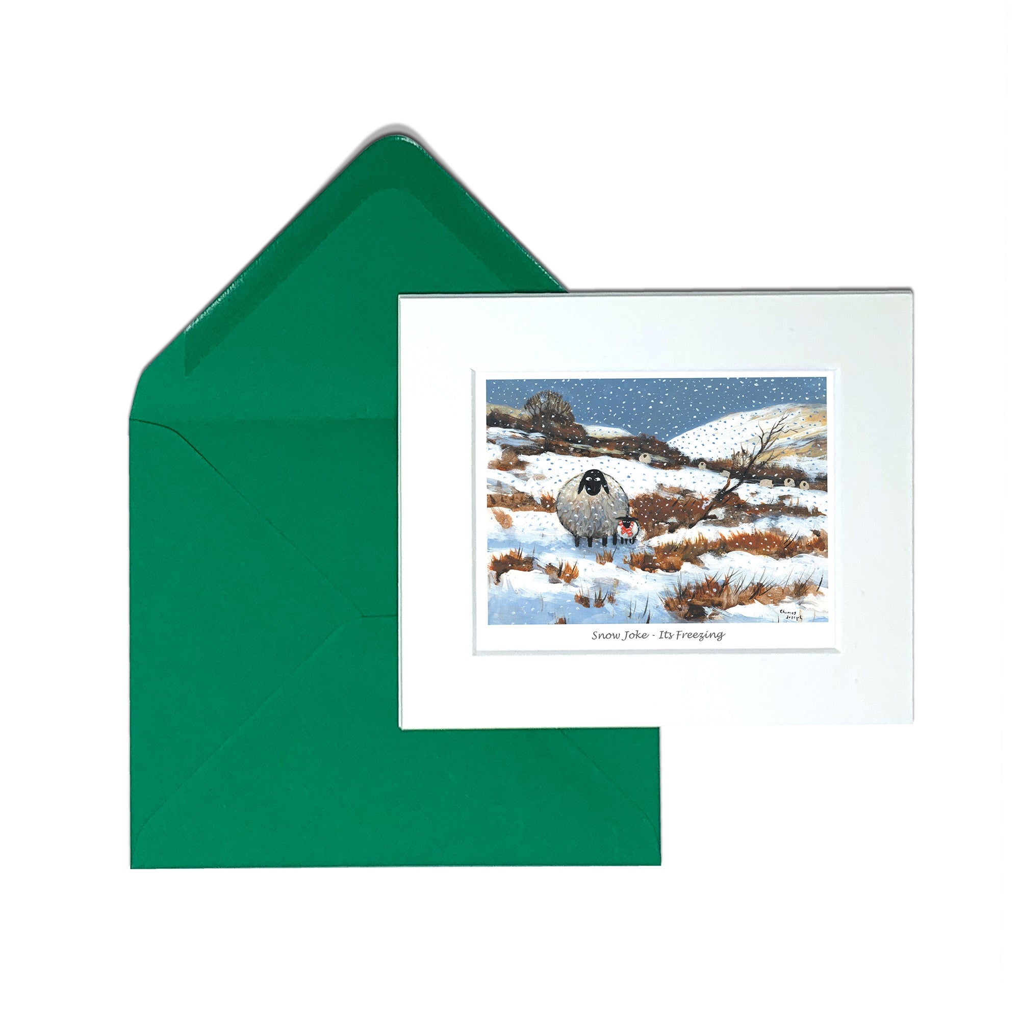 Snow Joke - It's Freezing Greeting Card