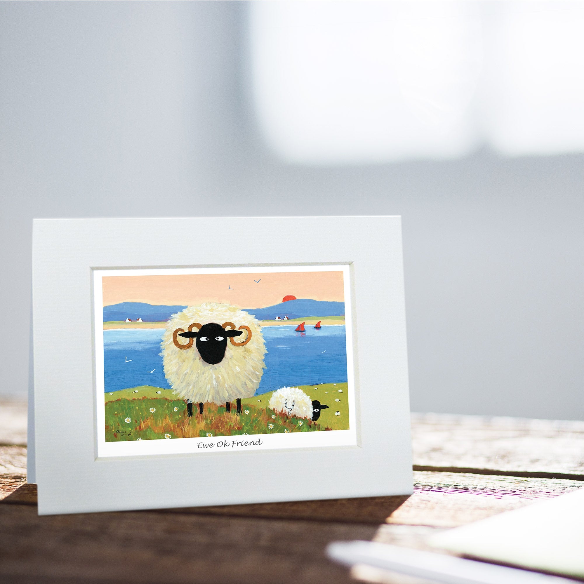 Ewe Ok Friend Greeting Card