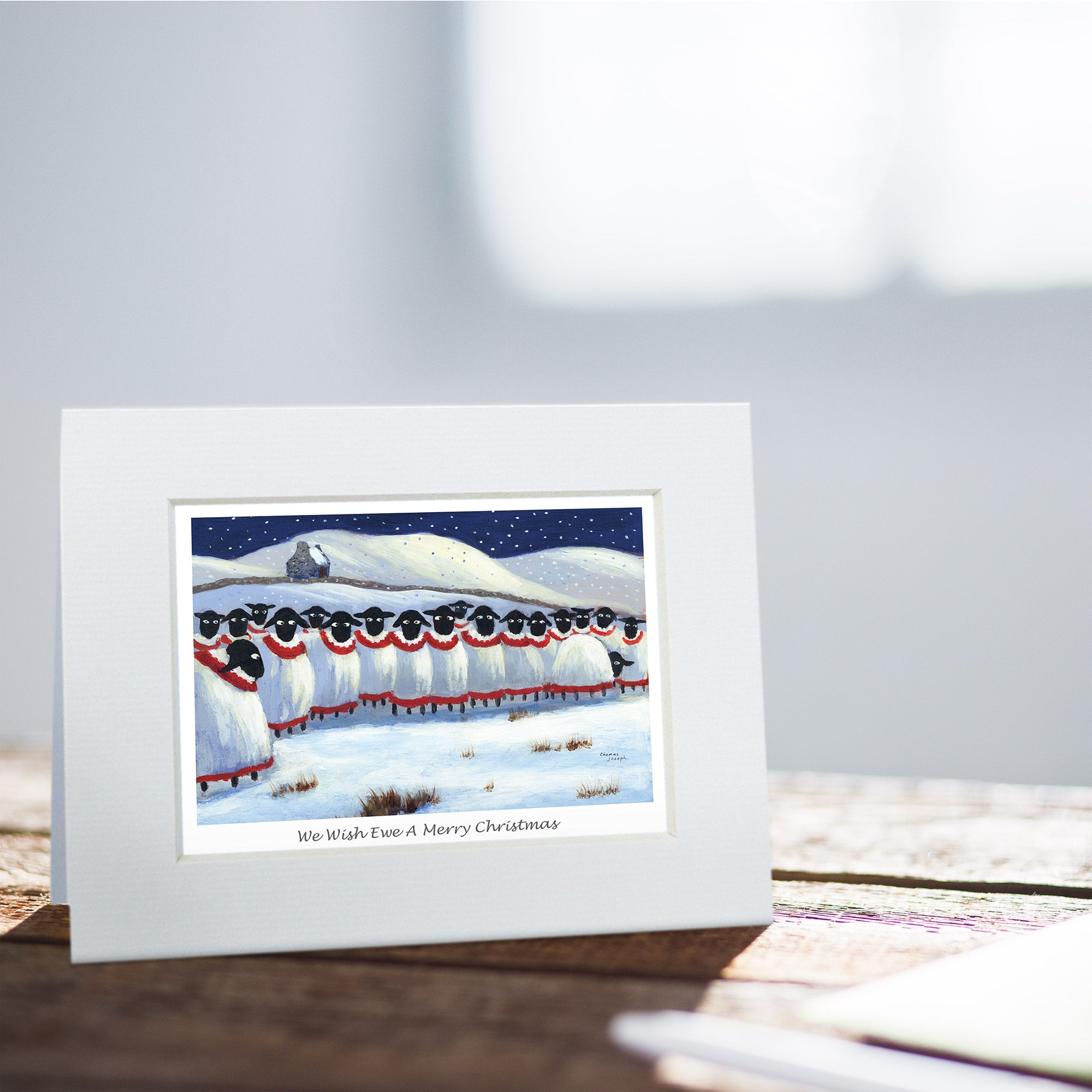 We Wish Ewe A Merry Christmas Greeting Card