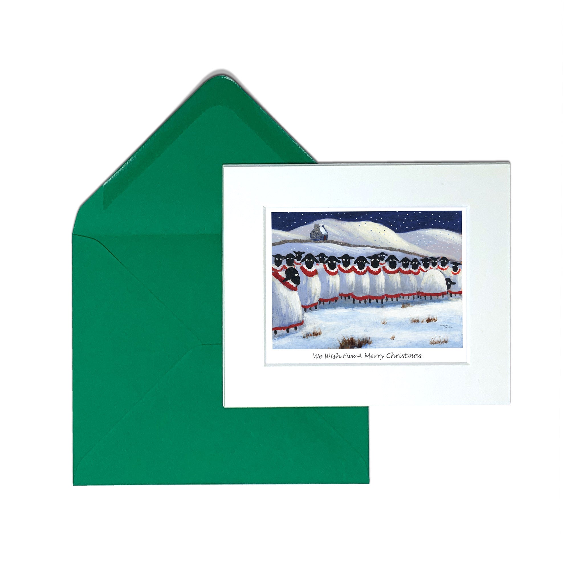 We Wish Ewe A Merry Christmas Greeting Card