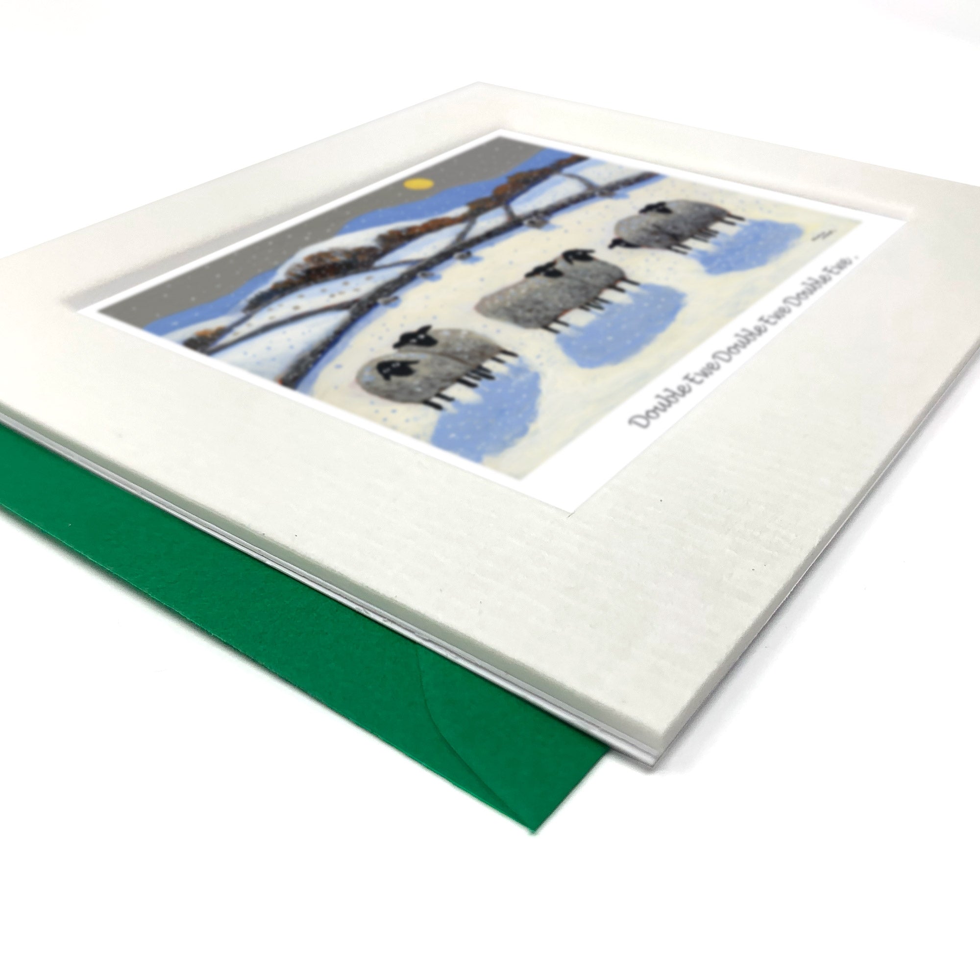Double Ewe, Double Ewe, Double Ewe Greeting Card