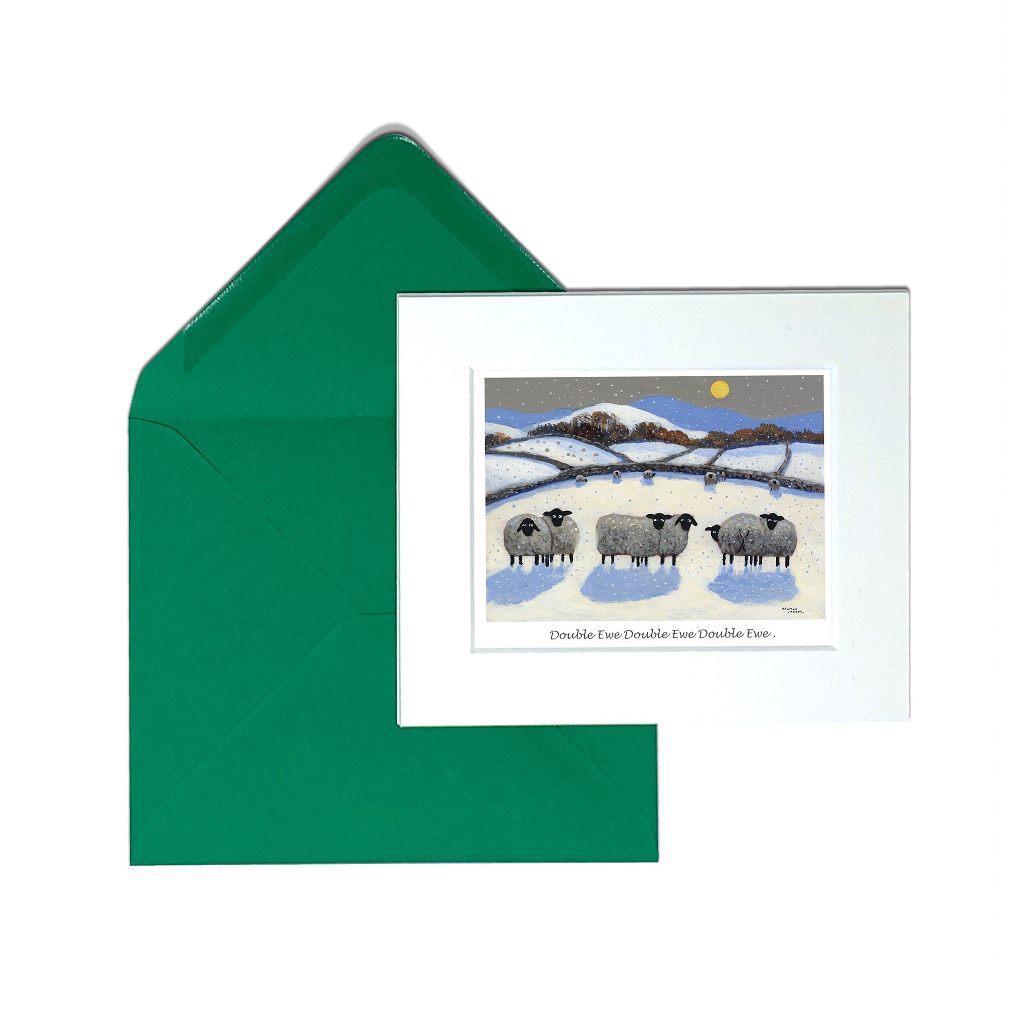 Double Ewe, Double Ewe, Double Ewe Greeting Card