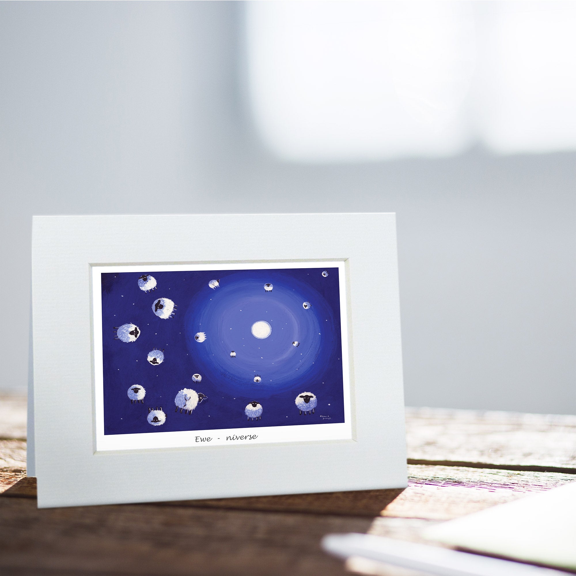 Ewe-Niverse Greeting Card