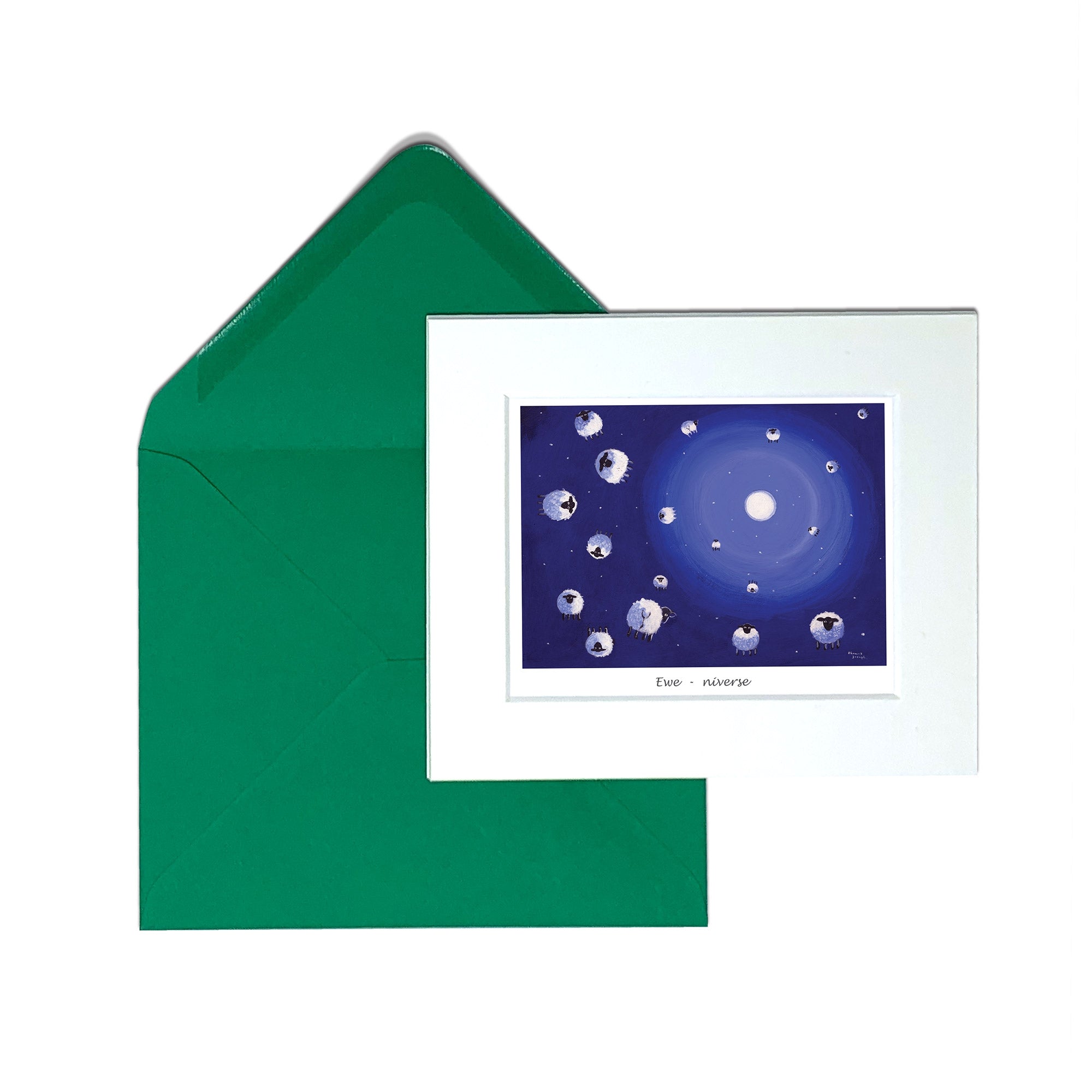 Ewe-Niverse Greeting Card