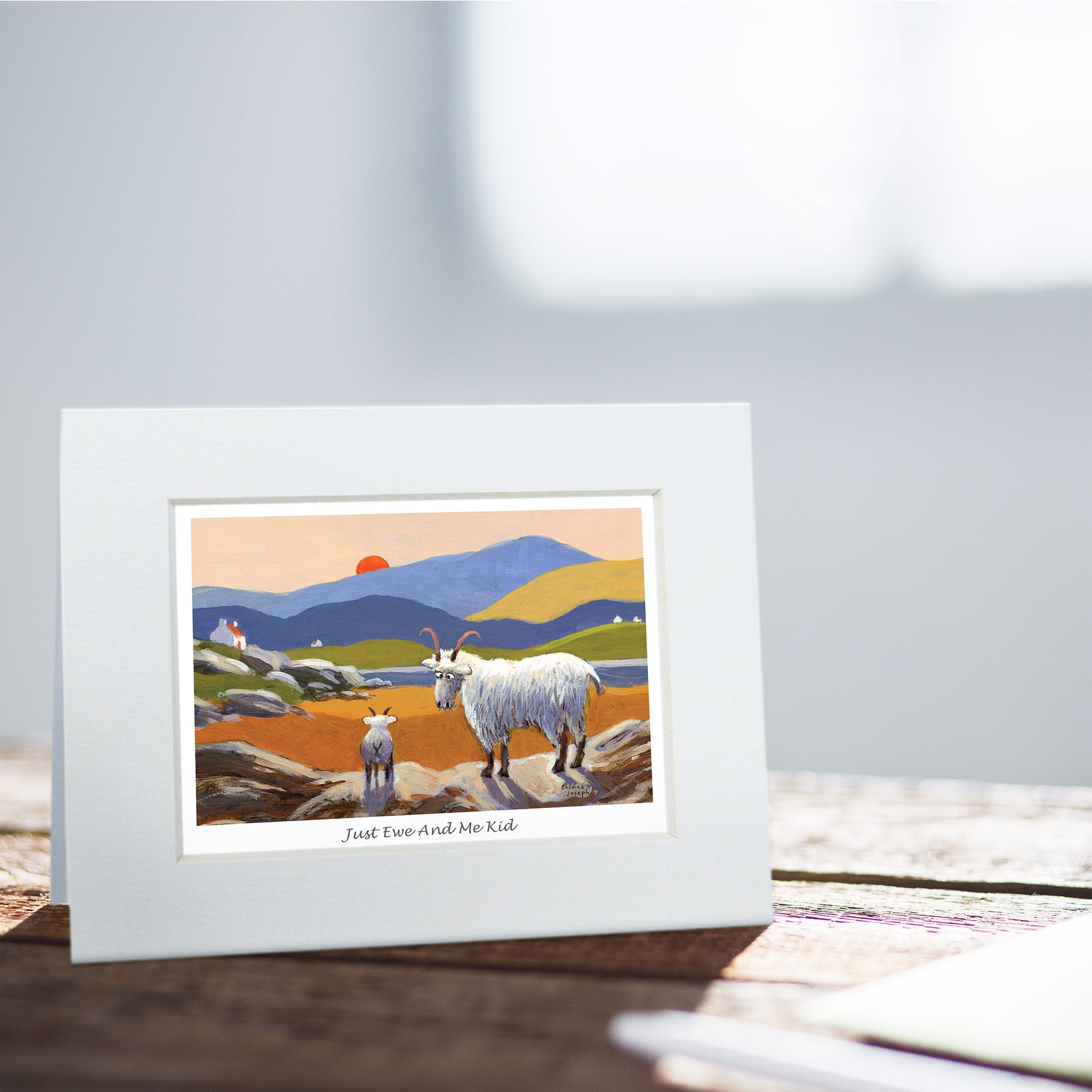 Just Ewe & Me Kid Greeting Card