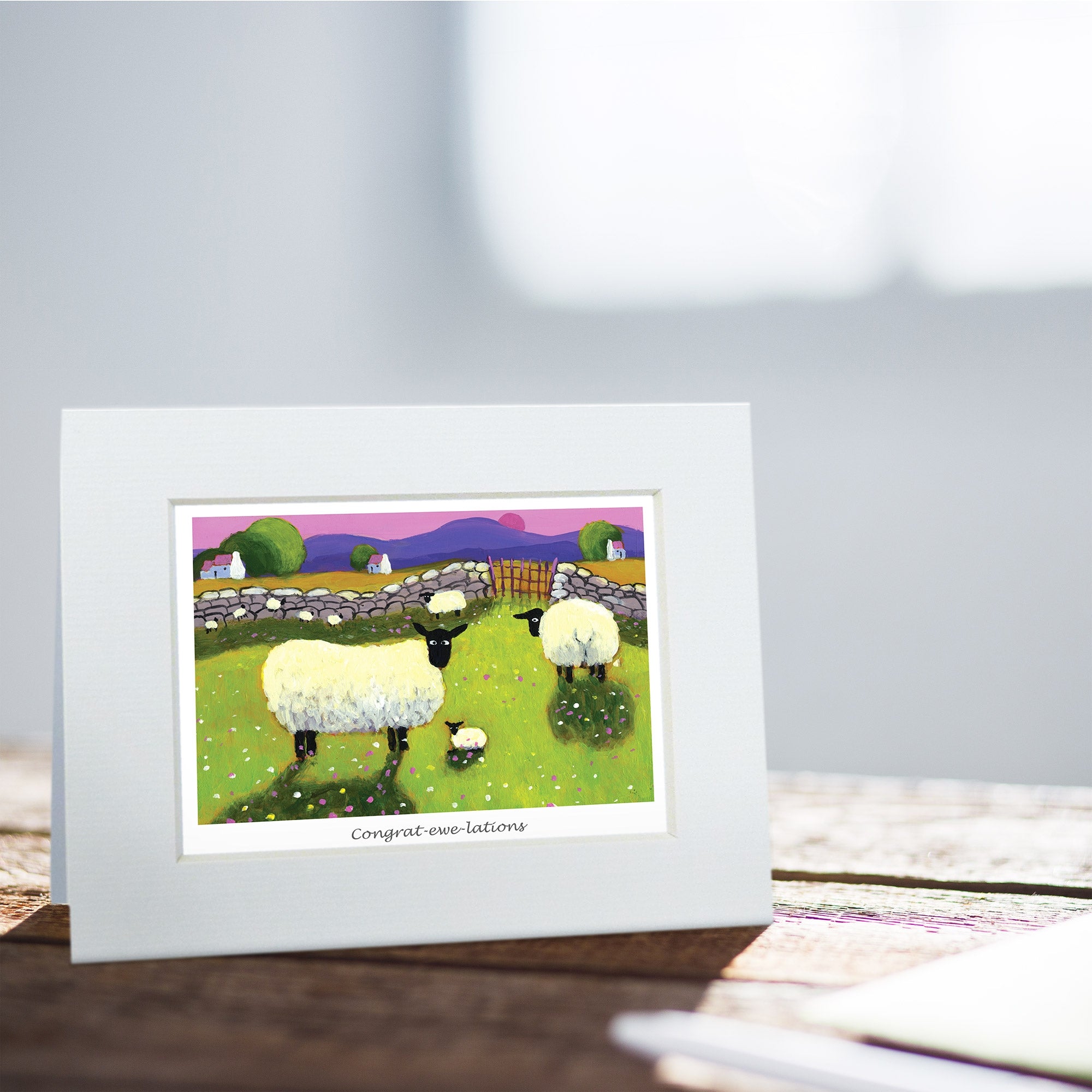 Congrat-Ewe-Lations Greeting Card