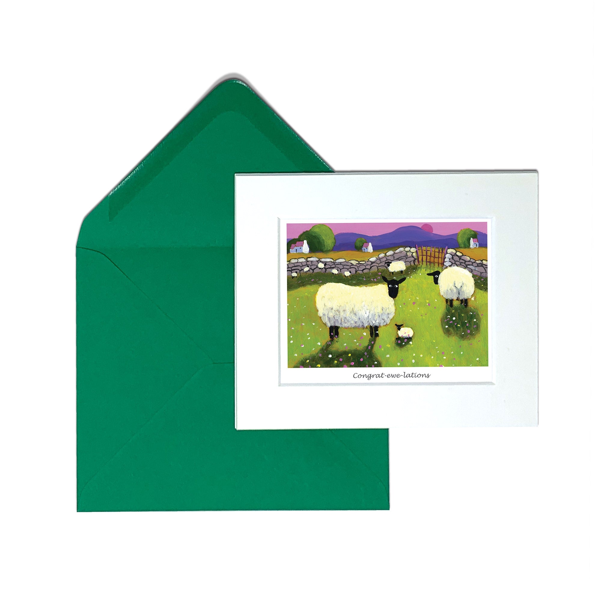 Congrat-Ewe-Lations Greeting Card