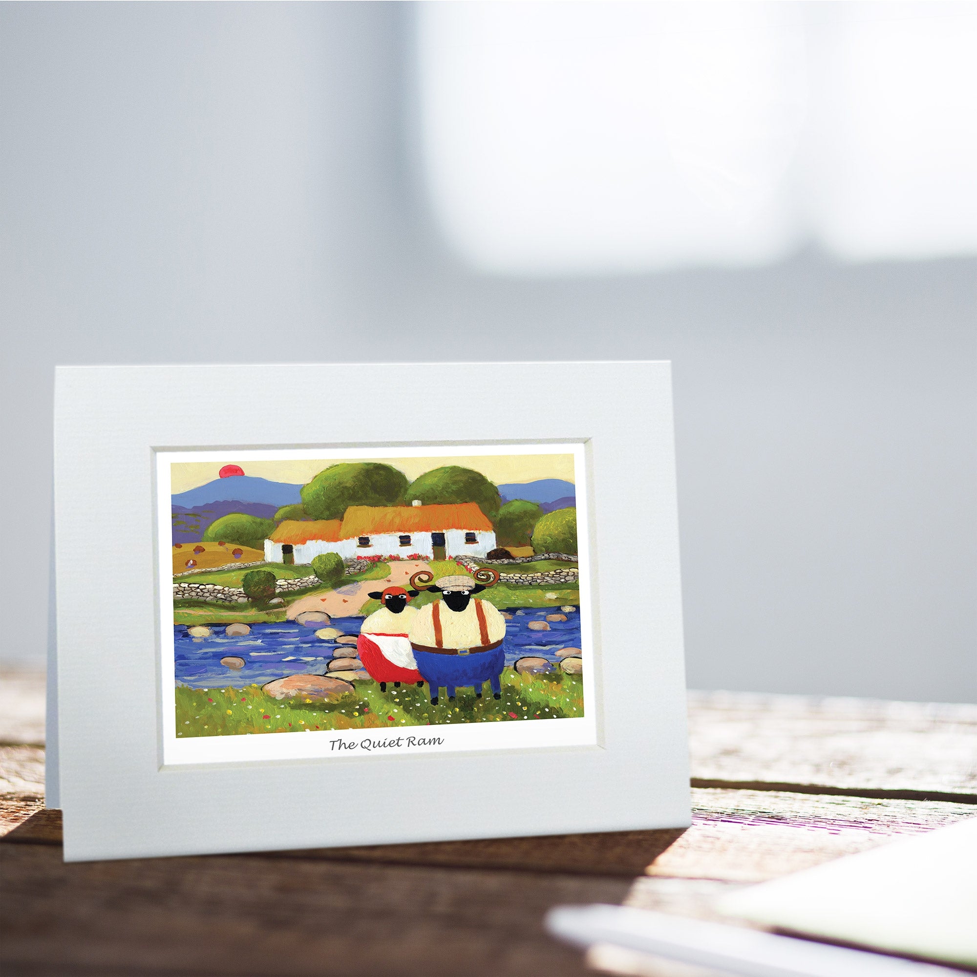 Quiet Ram Greeting Card