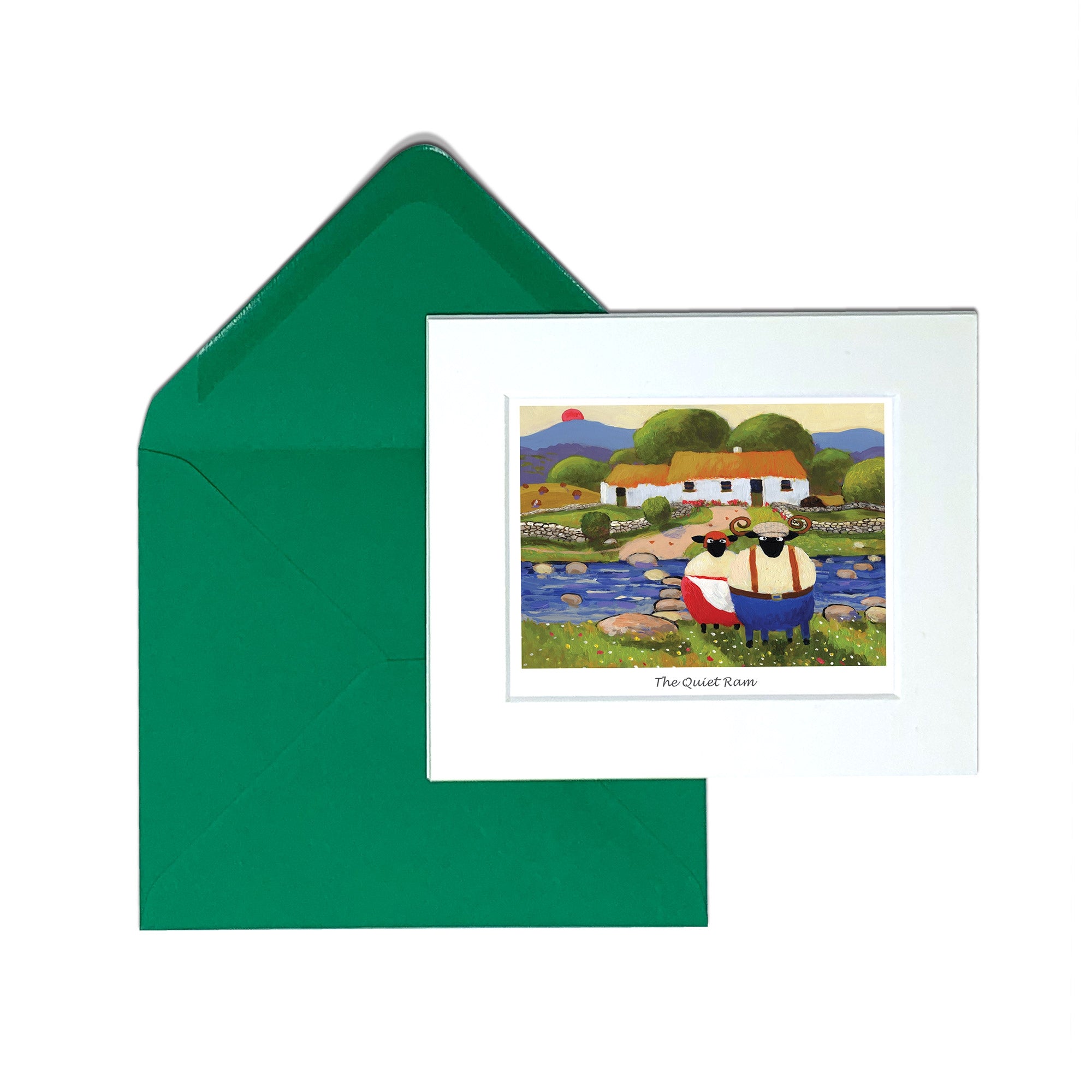 Quiet Ram Greeting Card