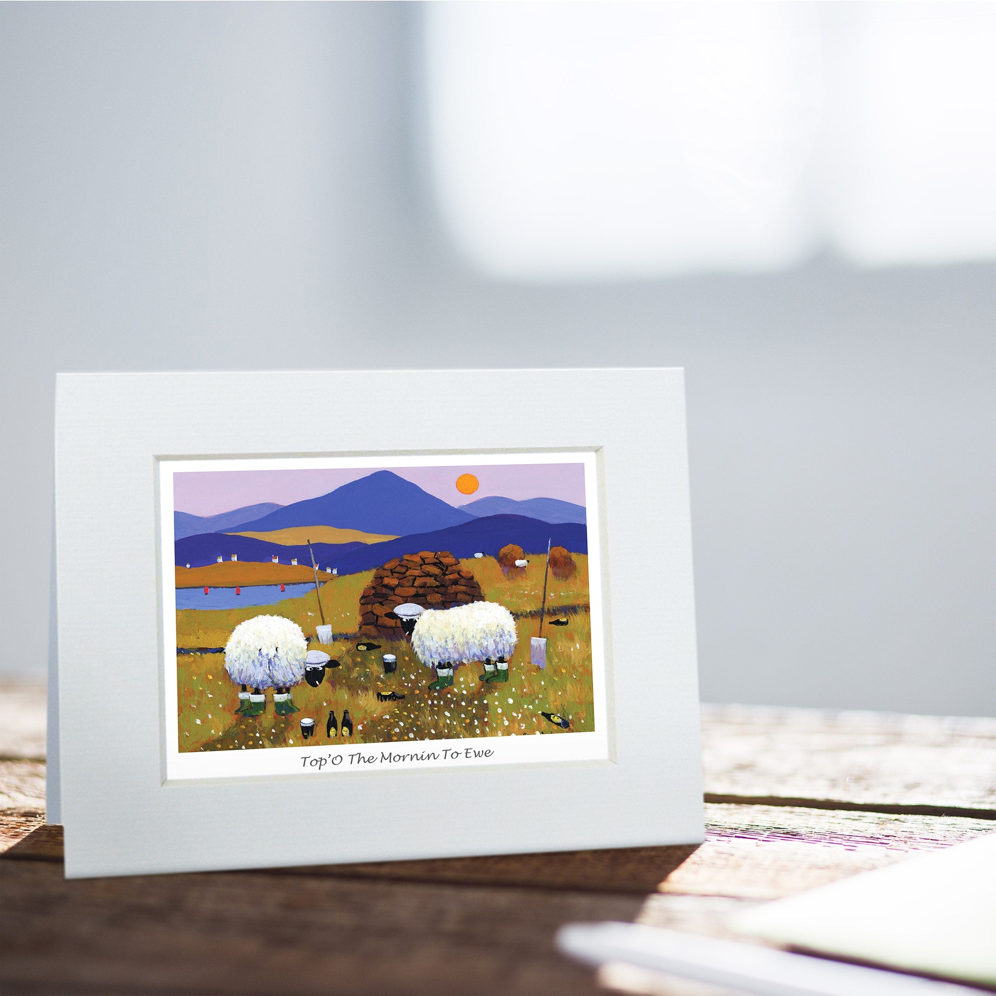 Top O'the Mornin To Ewe Greeting Card