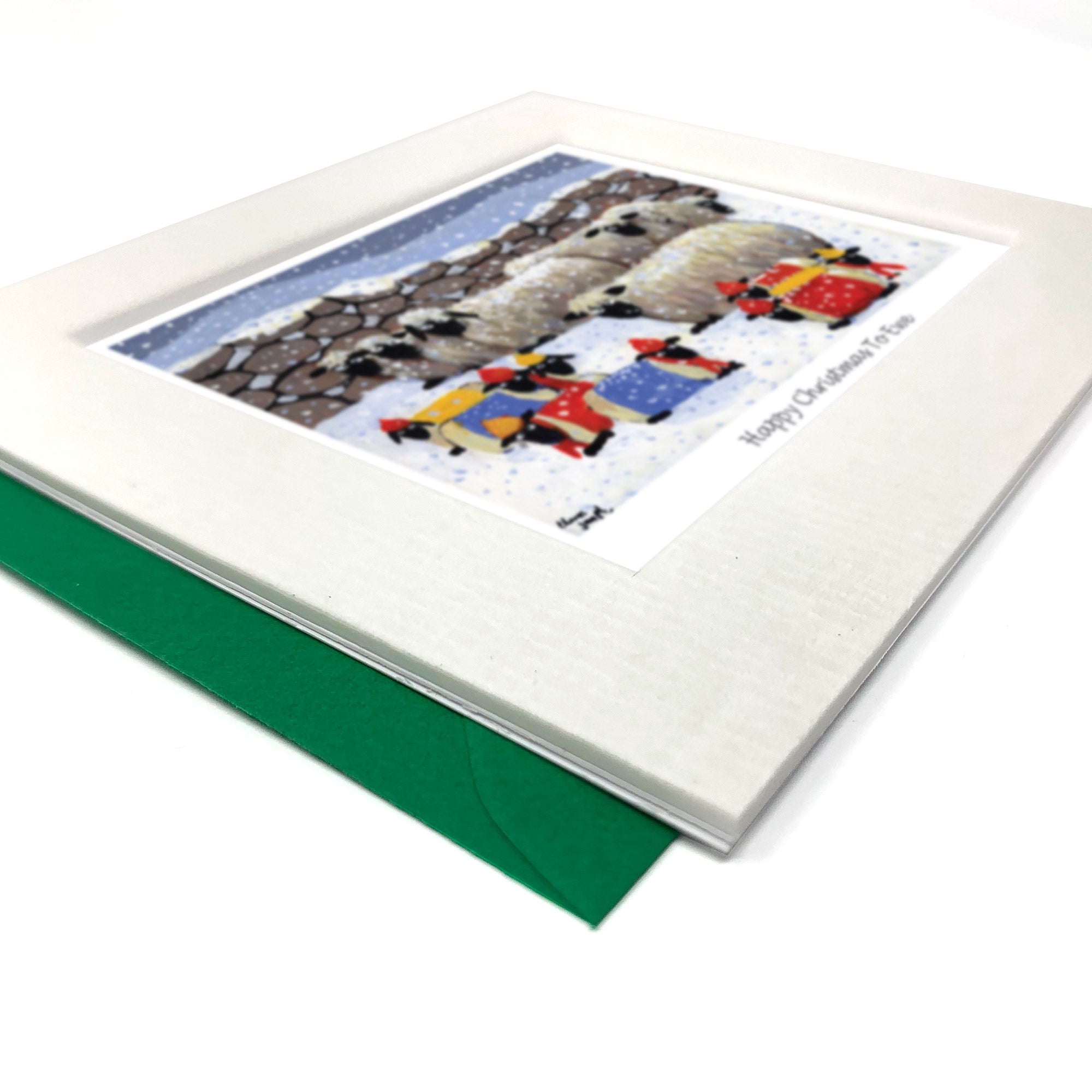 Happy Christmas To Ewe Greeting Card