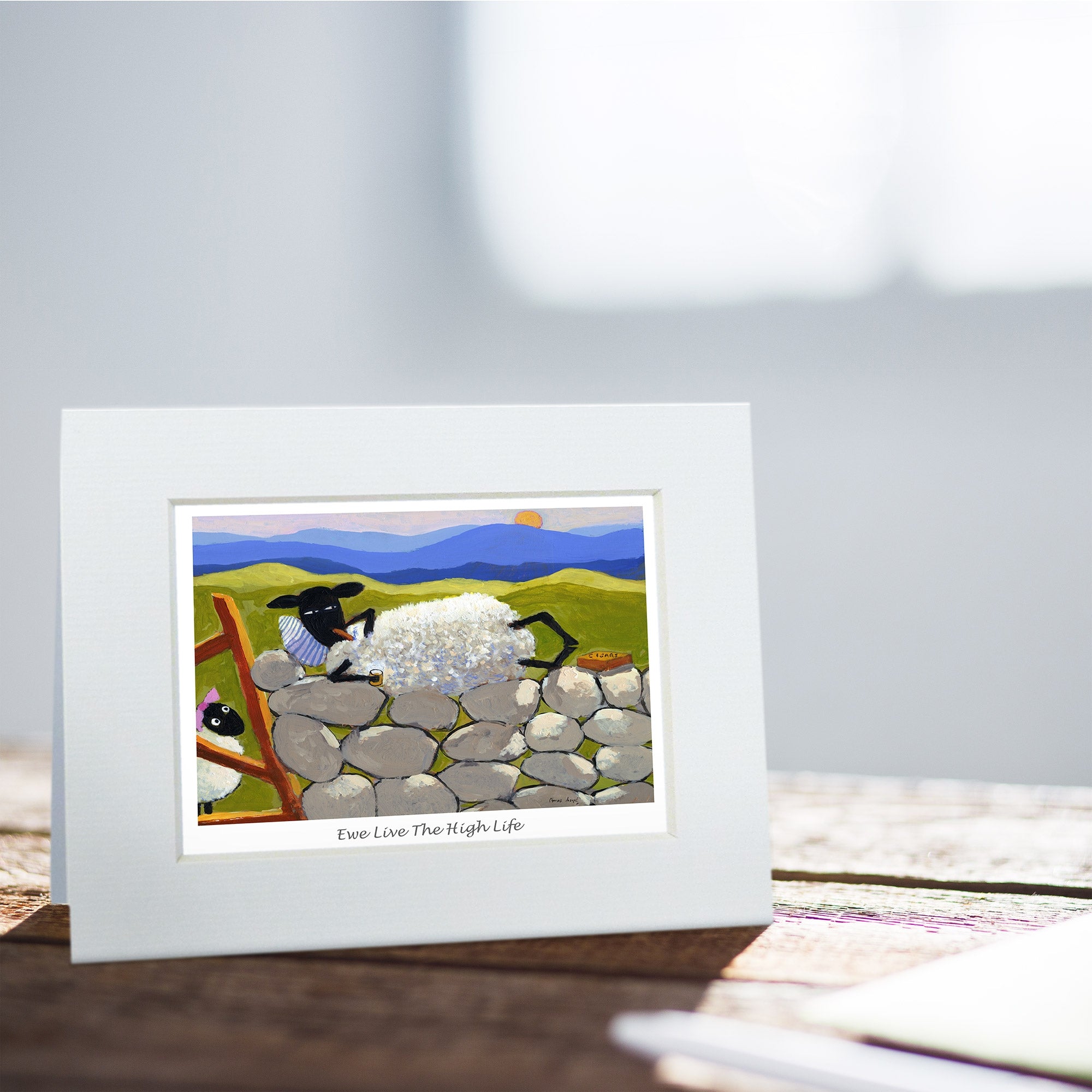 Ewe Live The High Life Greeting Card