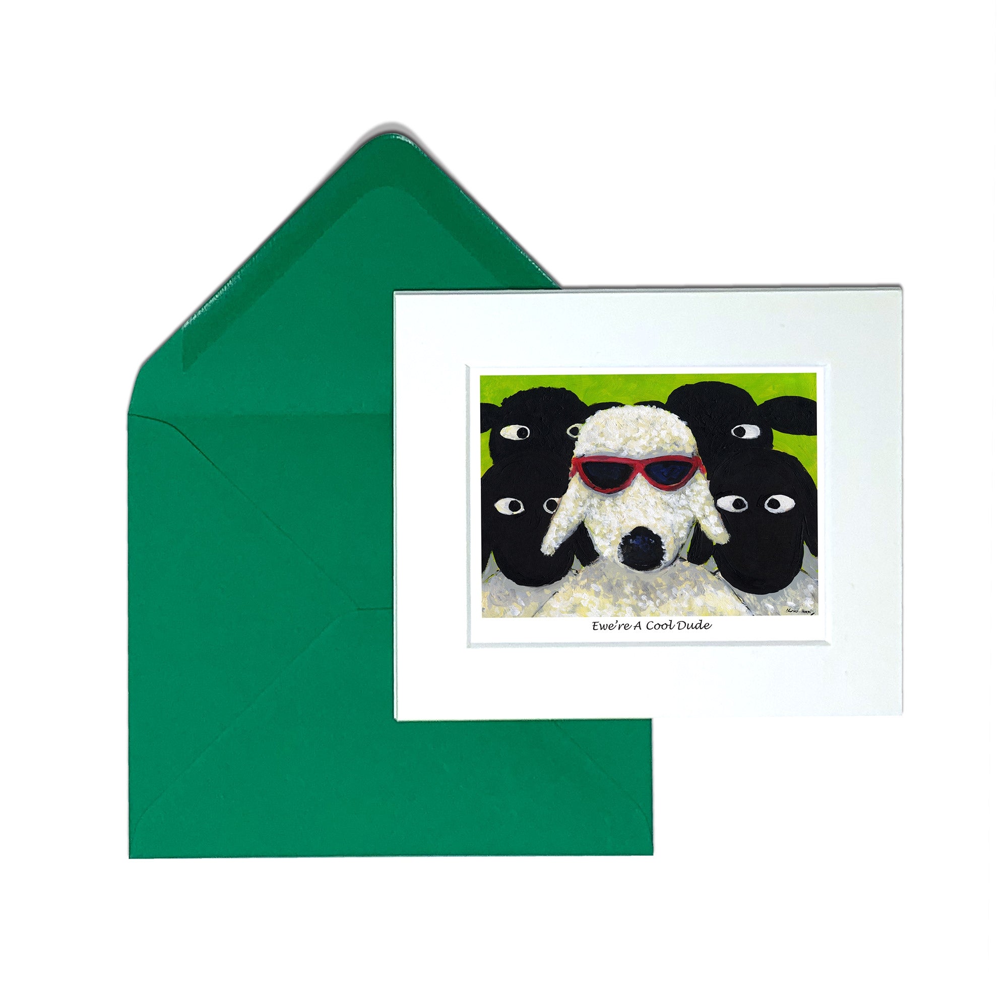Ewe're A Cool Dude Greeting Card