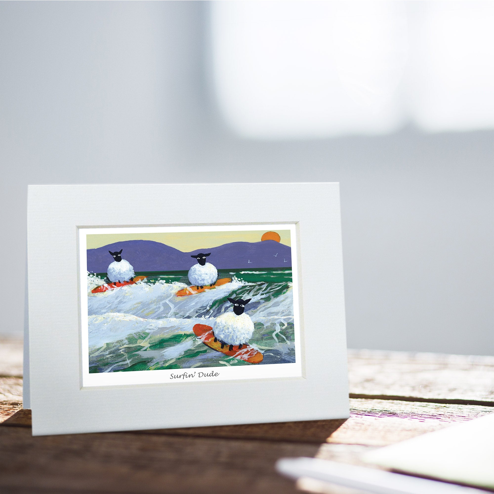 Surfin Dude Greeting Card