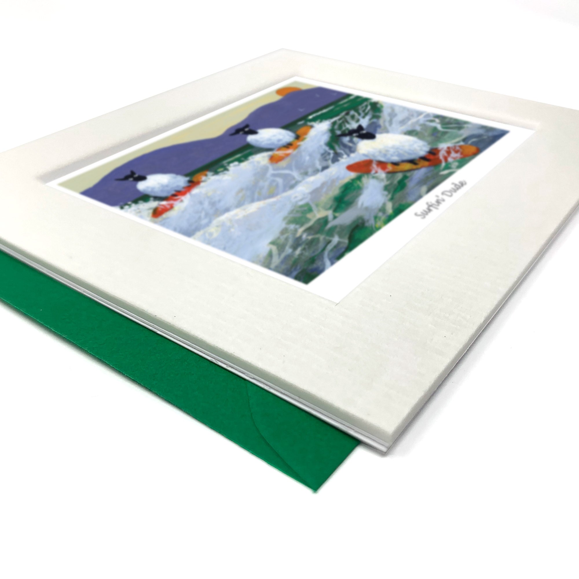 Surfin Dude Greeting Card