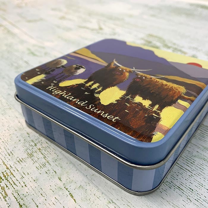 Highland Sunset Fudge Tin