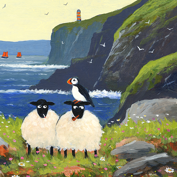No Puffin design featuring whimsical Thomas Joseph artwork