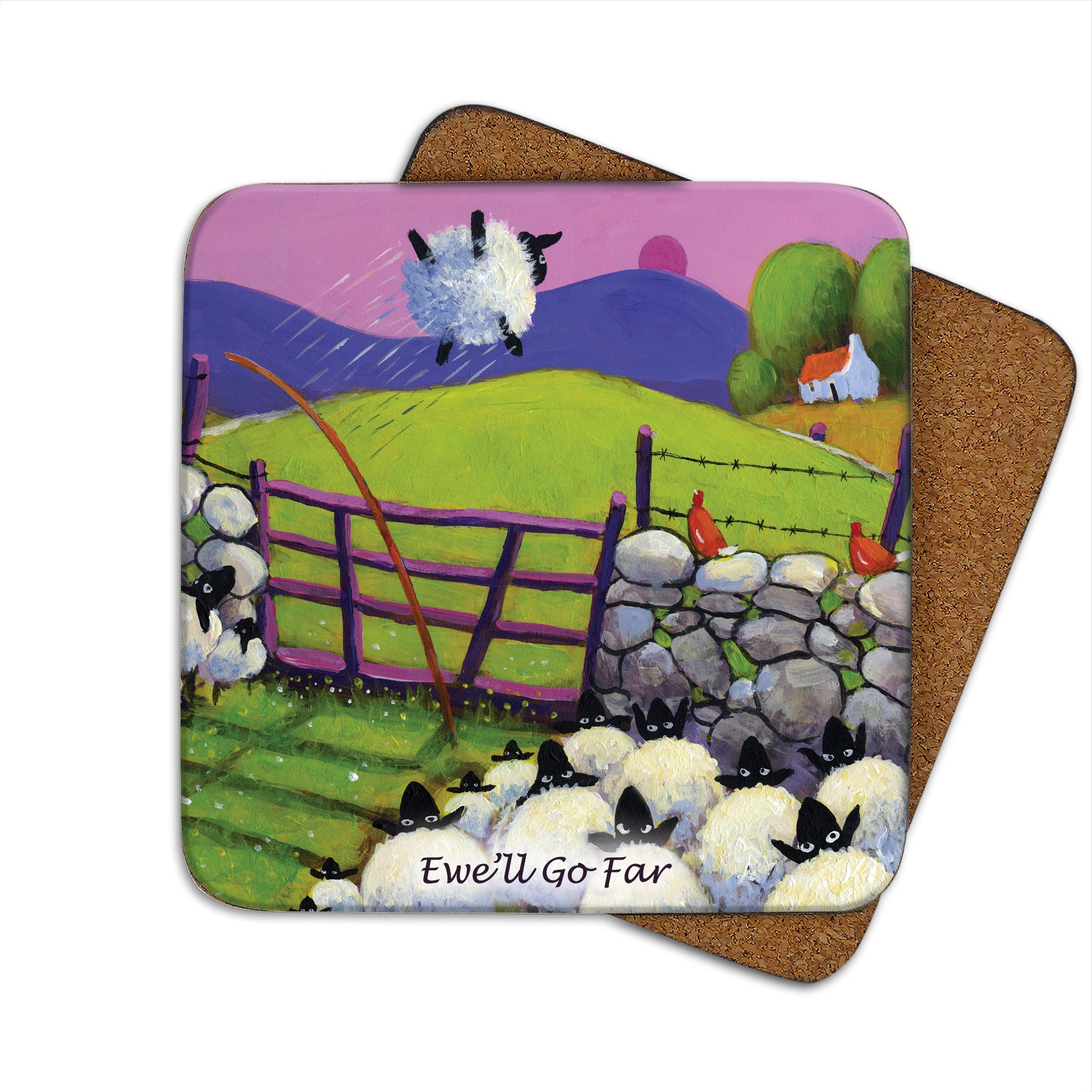 Ewe'll Go Far Coaster