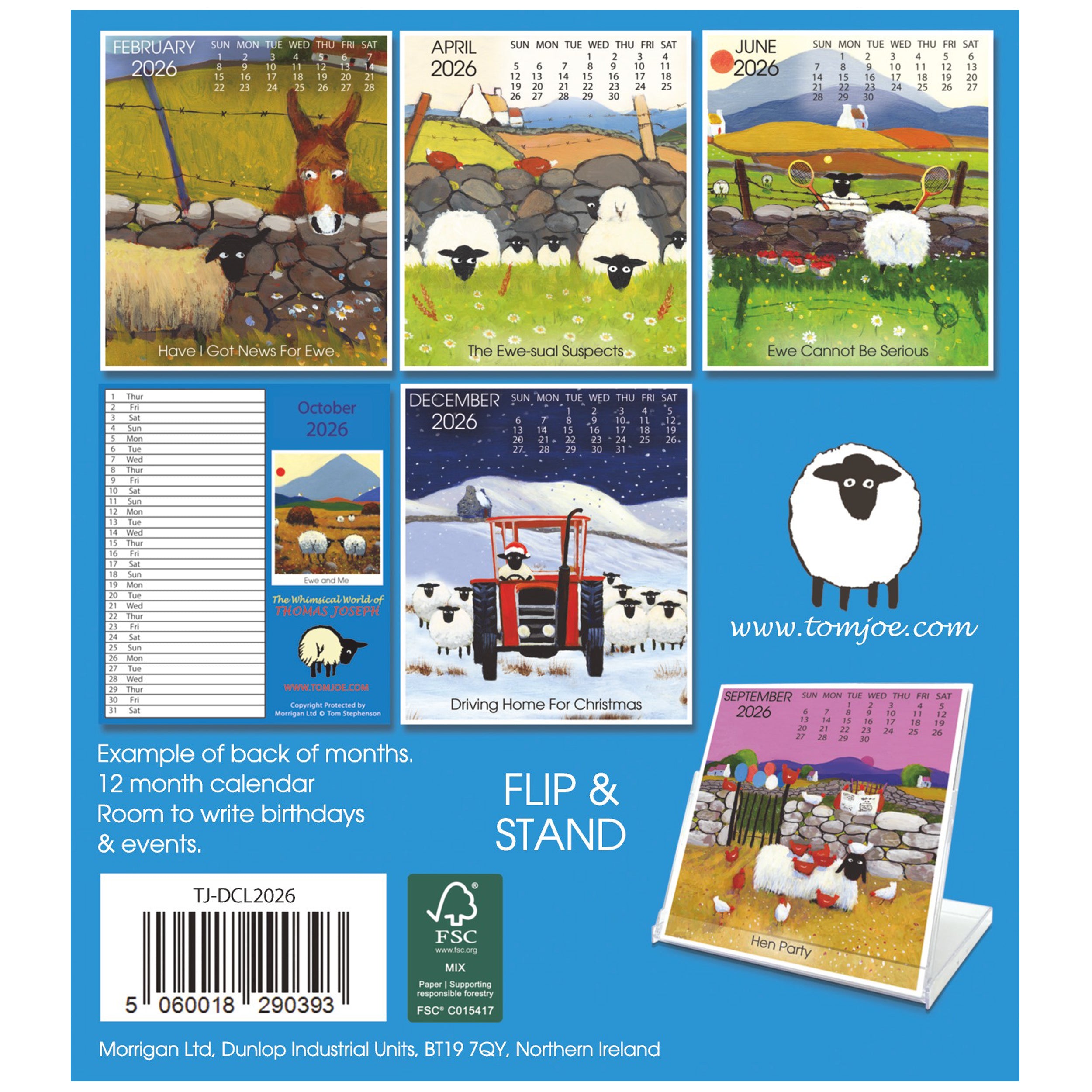 2026 Desk Calendar Special Offer - Pack of 4