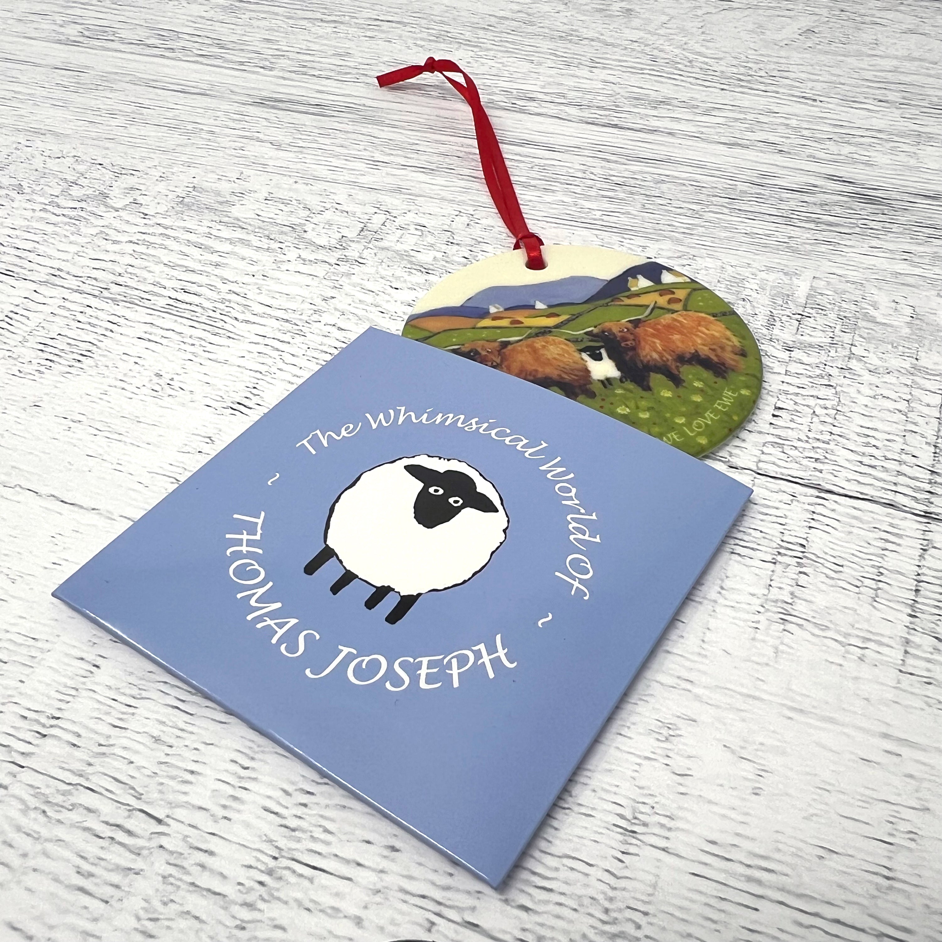 We're Daft But We Love Ewe Decorative Hanging Disk