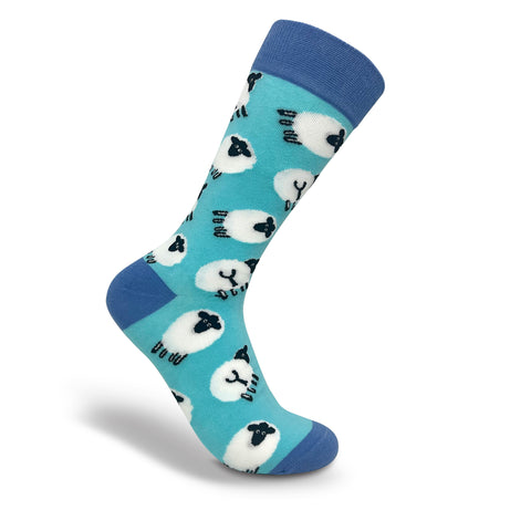 Turquoise Sheep Socks