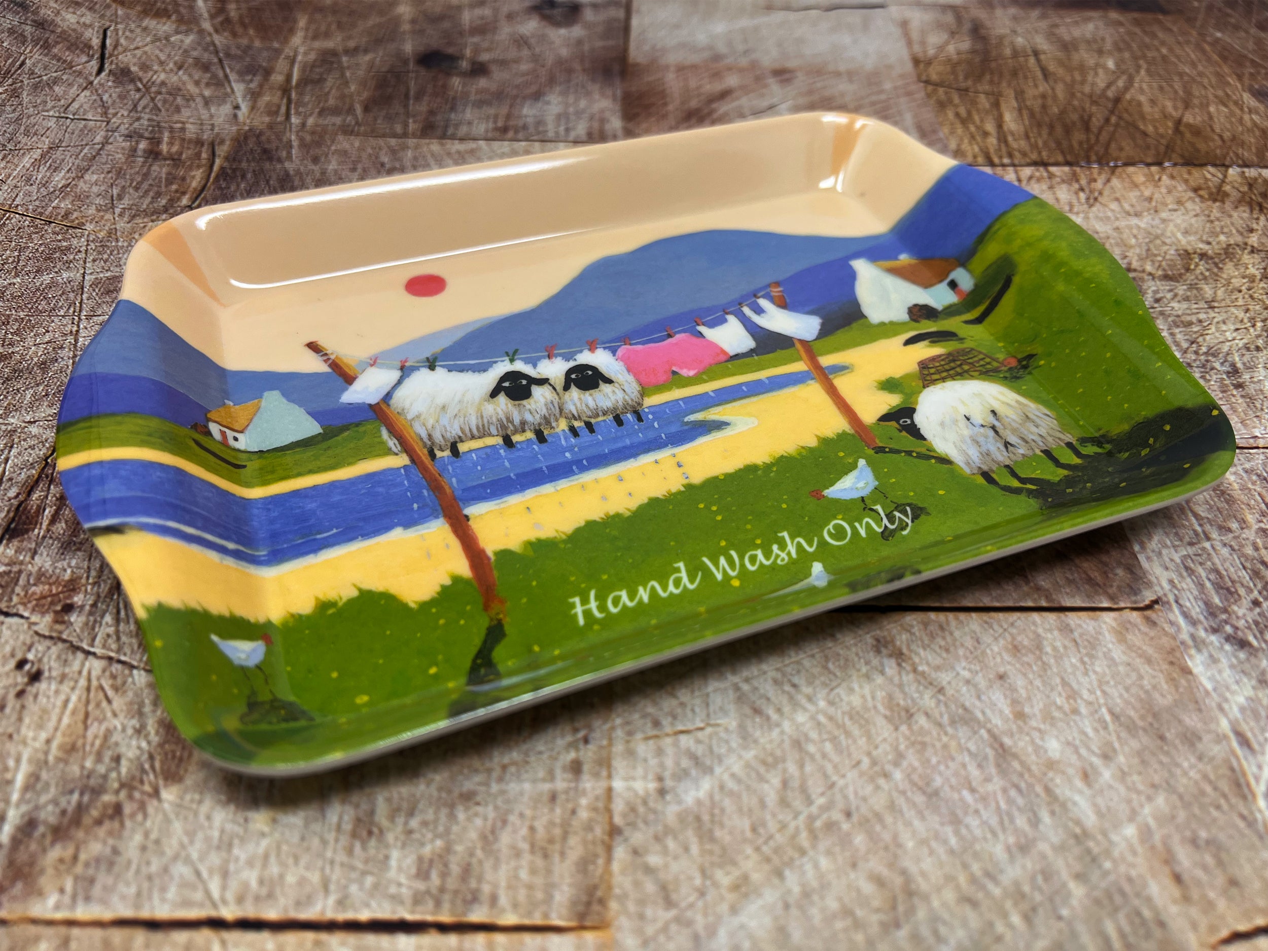Hand Wash Only Scatter Tray