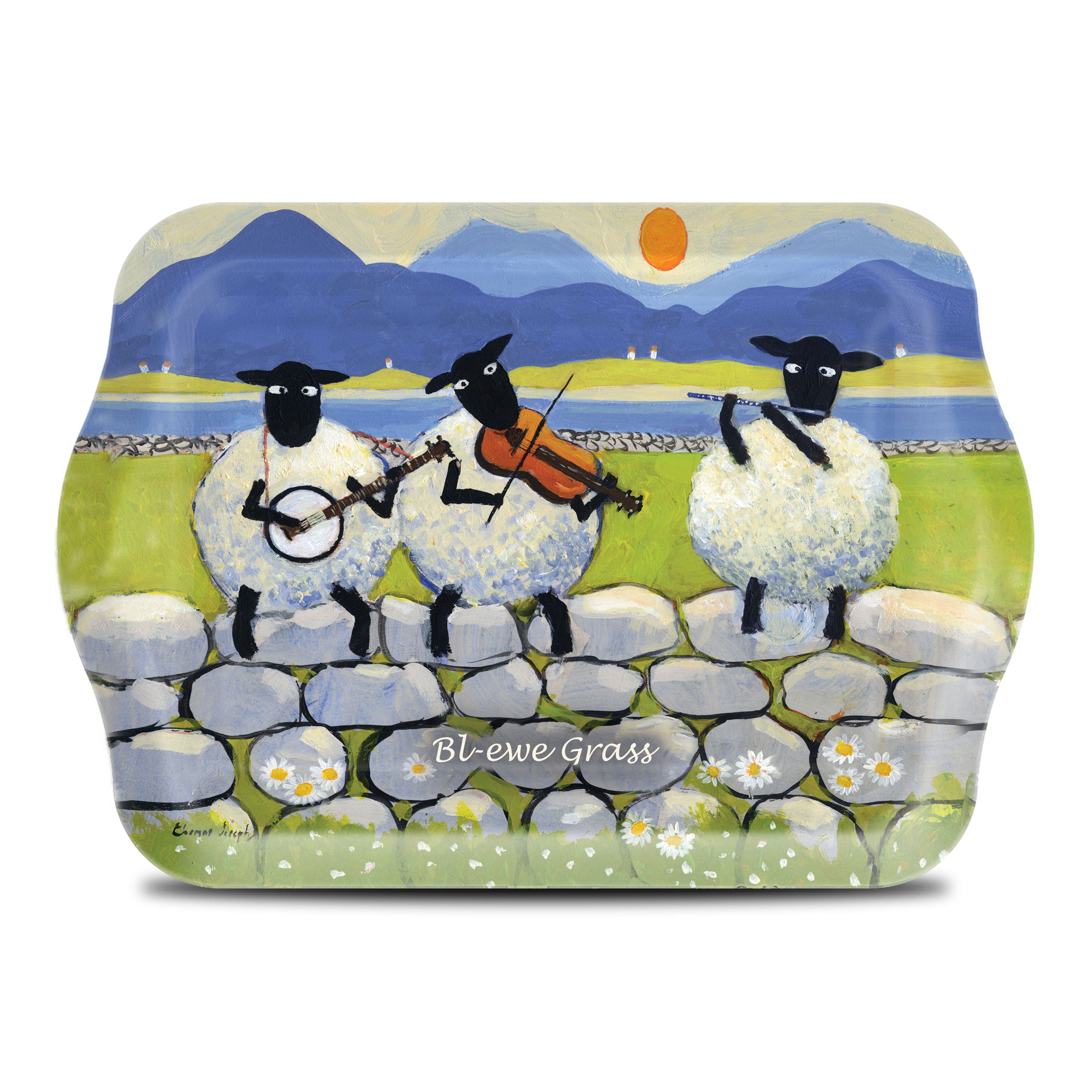 Bl-ewe Grass Scatter Tray