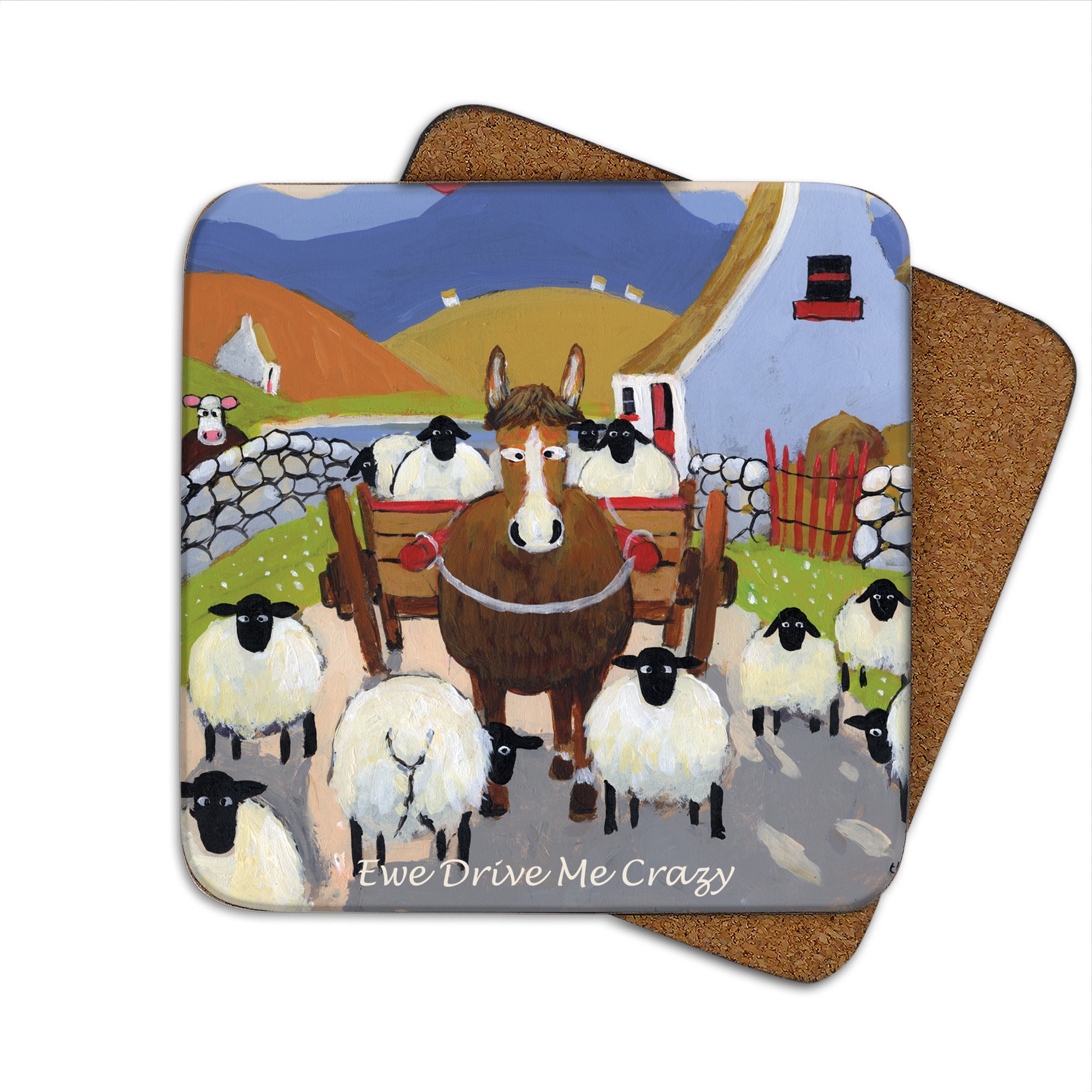 Ewe Drive Me Crazy Coaster