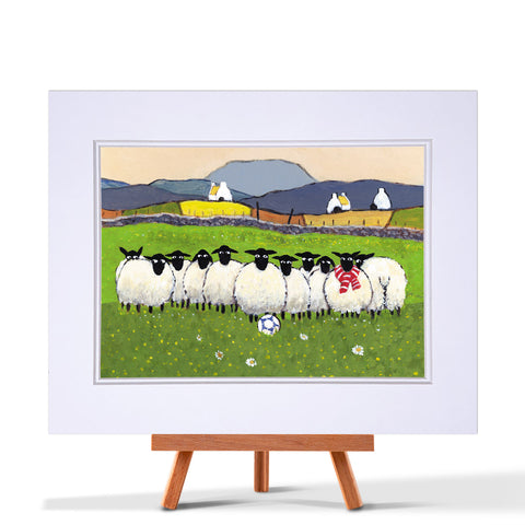 Ewe-Nited Mounted Print