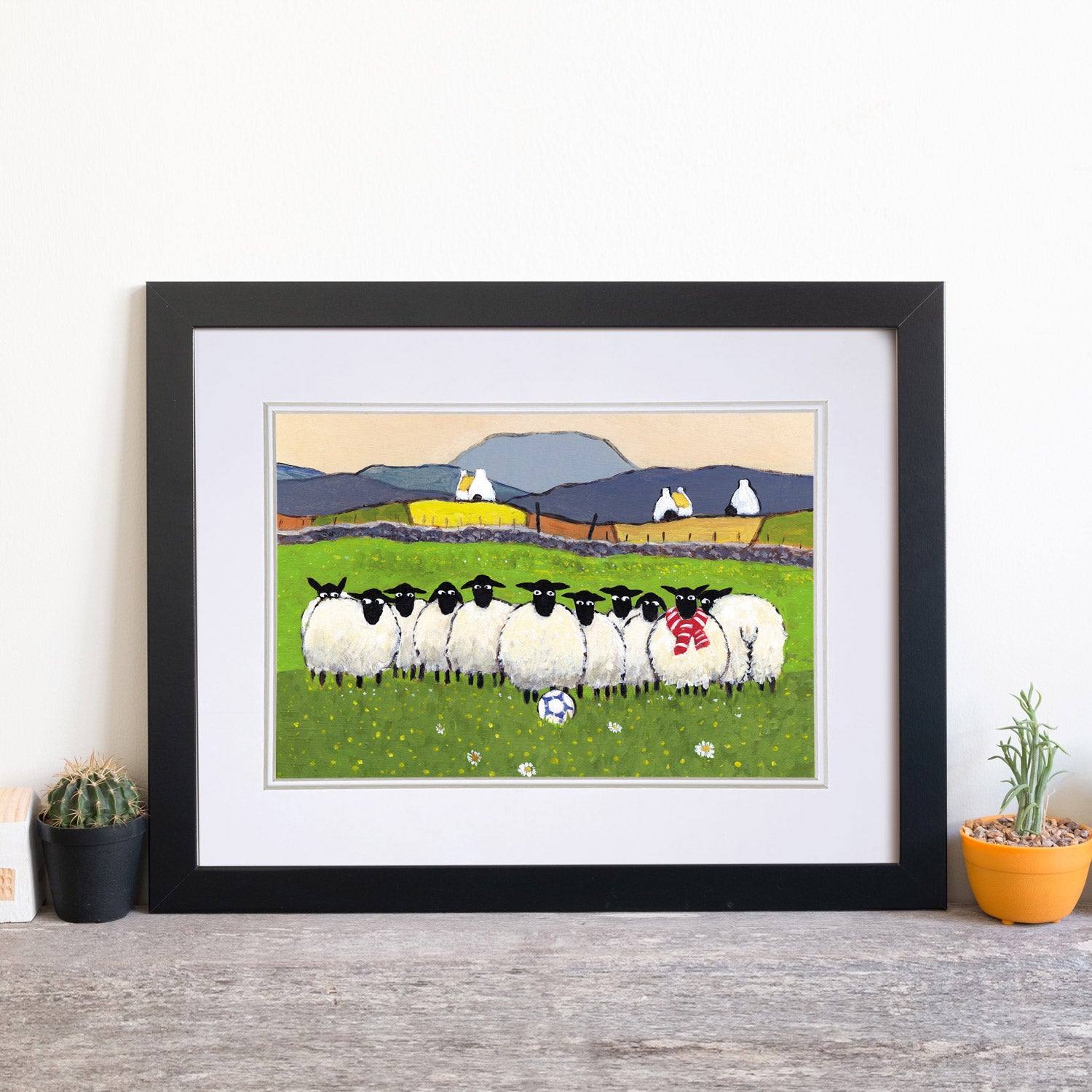 Ewe-Nited Mounted Print