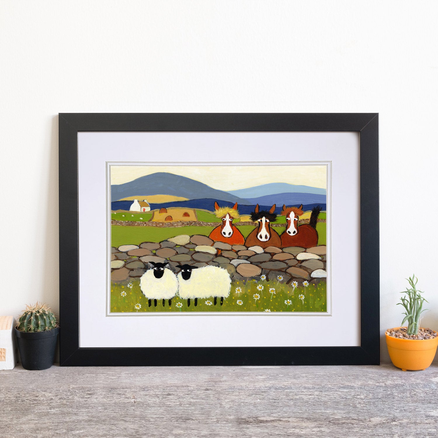 Nag, Nag, Nag Mounted Print