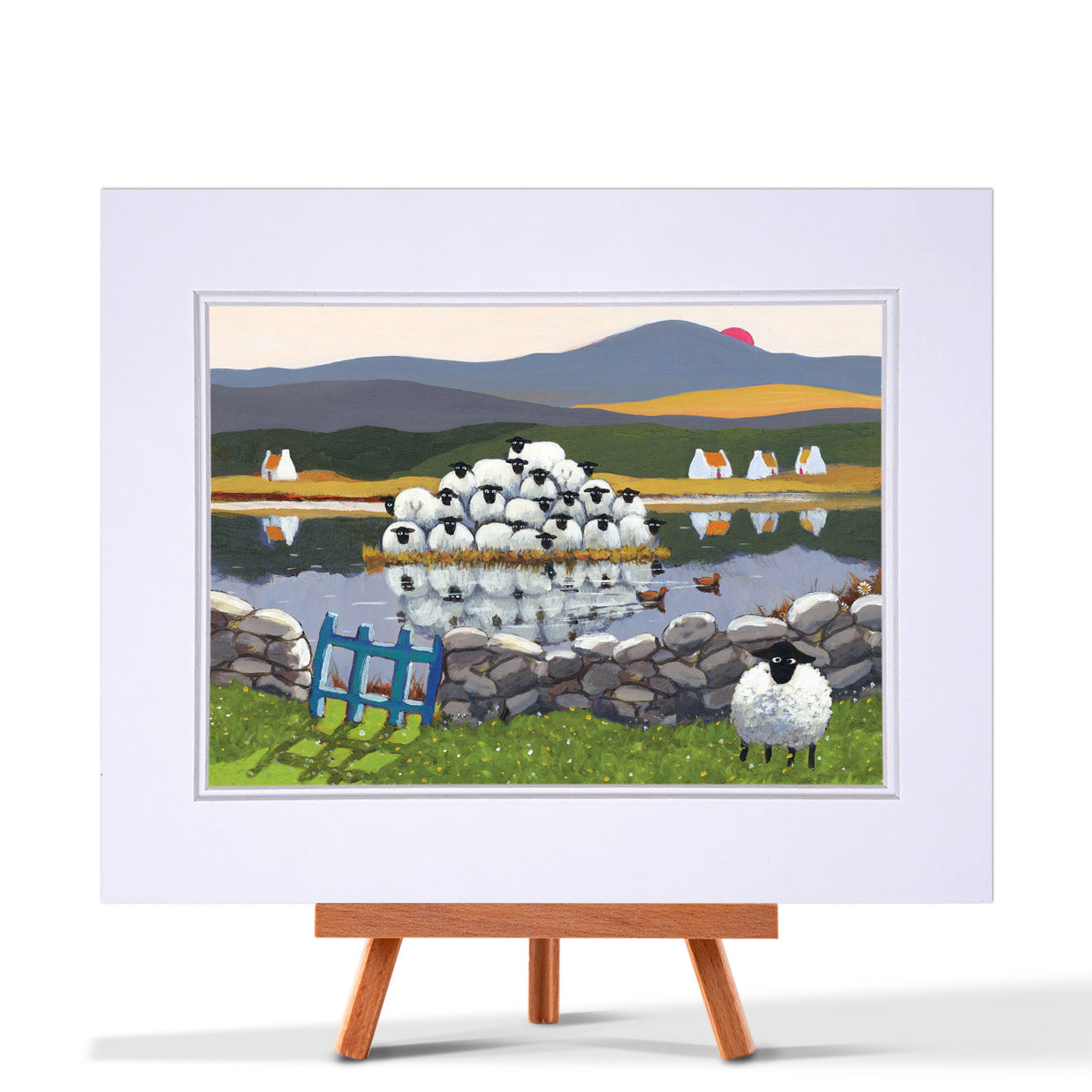 Isle Of Ewe Mounted Print