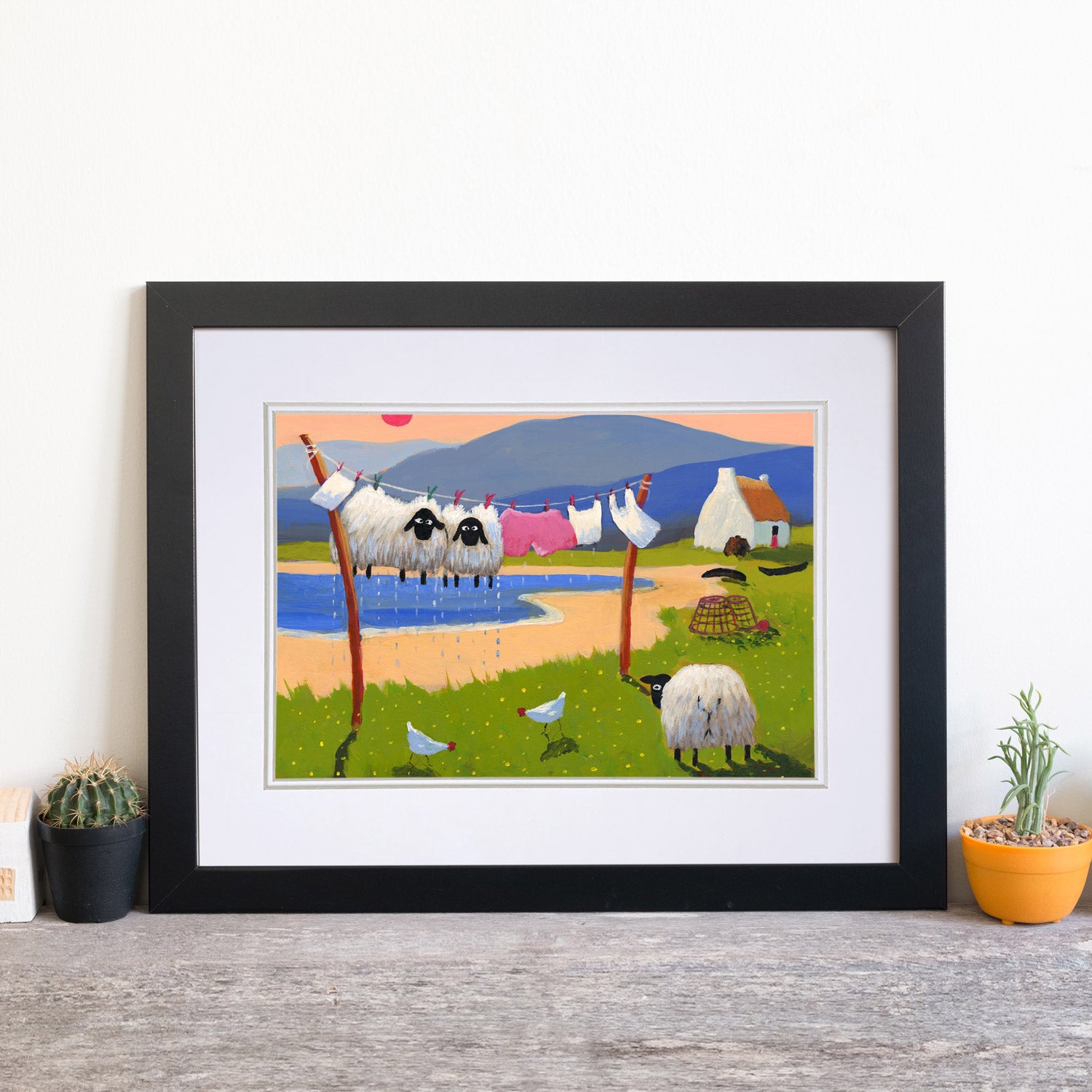 Hand Wash Only Mounted Print