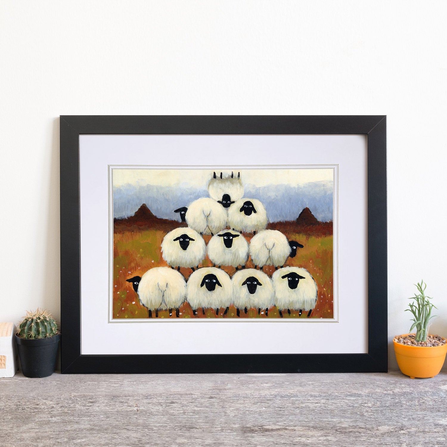 Eejits Mounted Print