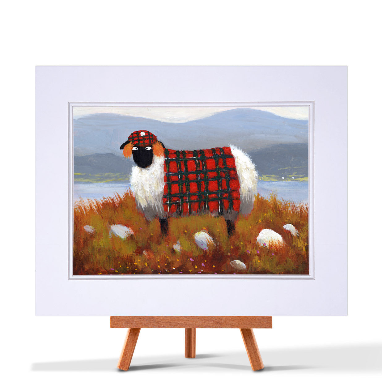 See Ewe Jimmy Mounted Print