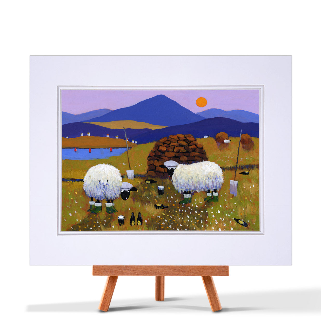 Top O'the Mornin To Ewe Mounted Print