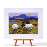 Top O'the Mornin To Ewe Mounted Print