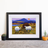 Top O'the Mornin To Ewe Mounted Print
