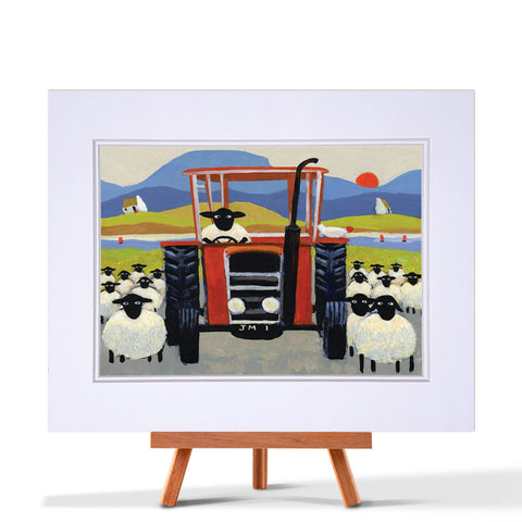 Jenson Mutton Mounted Print