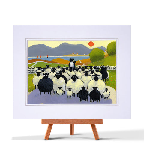 Ewe're A Jolly Good Fellow Mounted Print