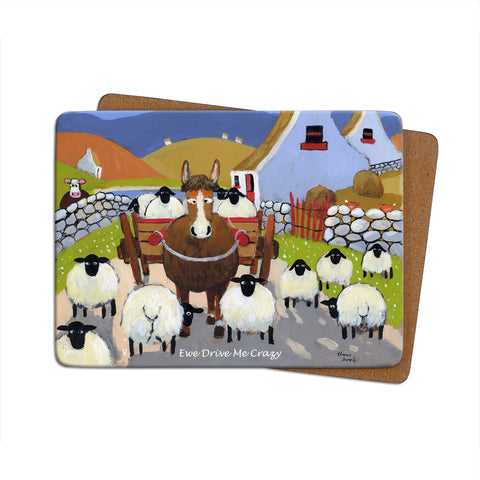 Ewe Drive Me Crazy Single Table Mat